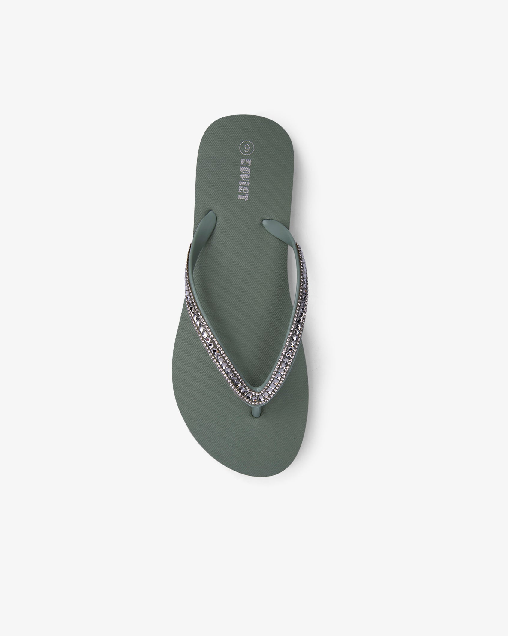 Ladies Emerald - Diamante Sandal