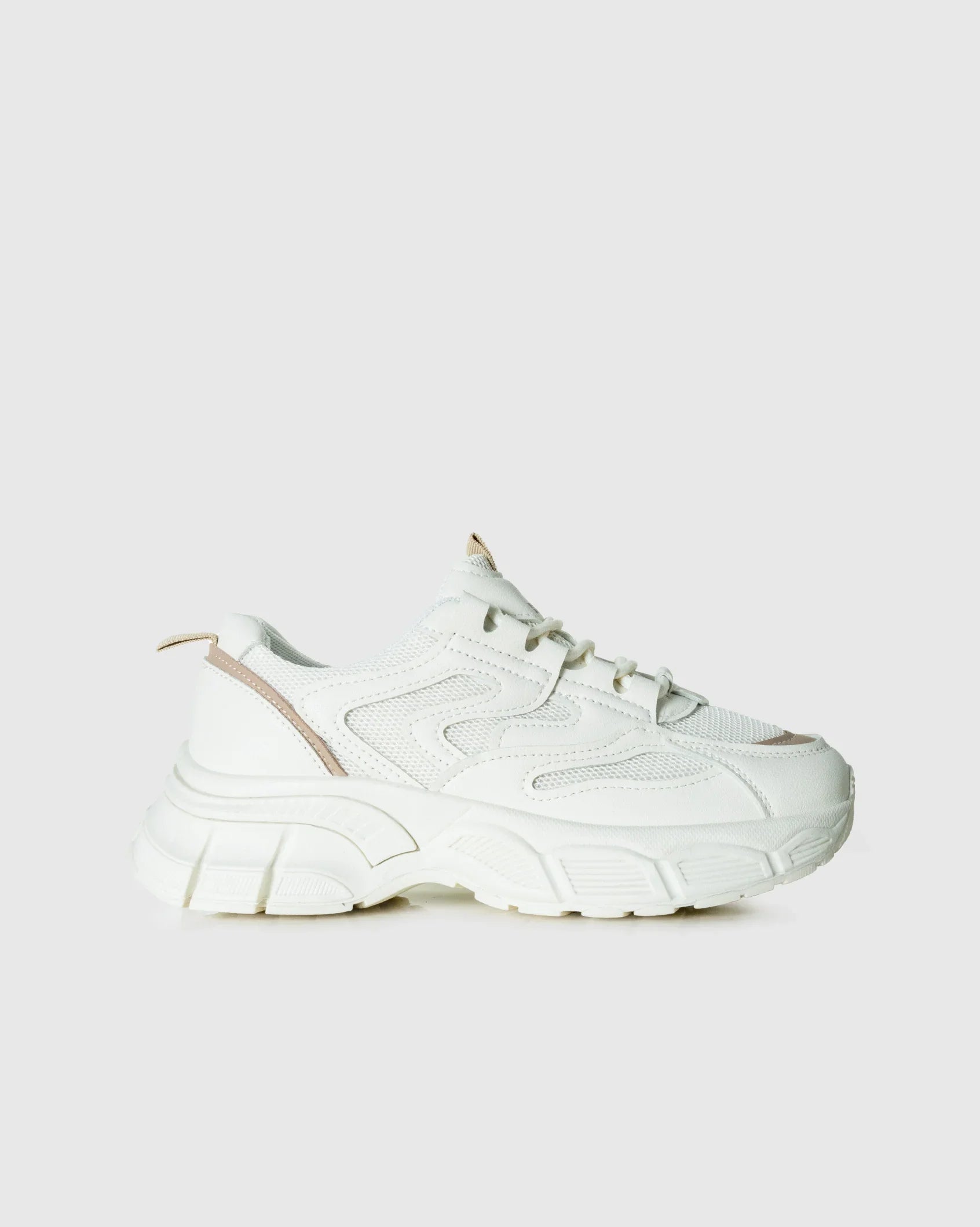 Ladies Evander - Mesh & PU Athleisure Sneaker