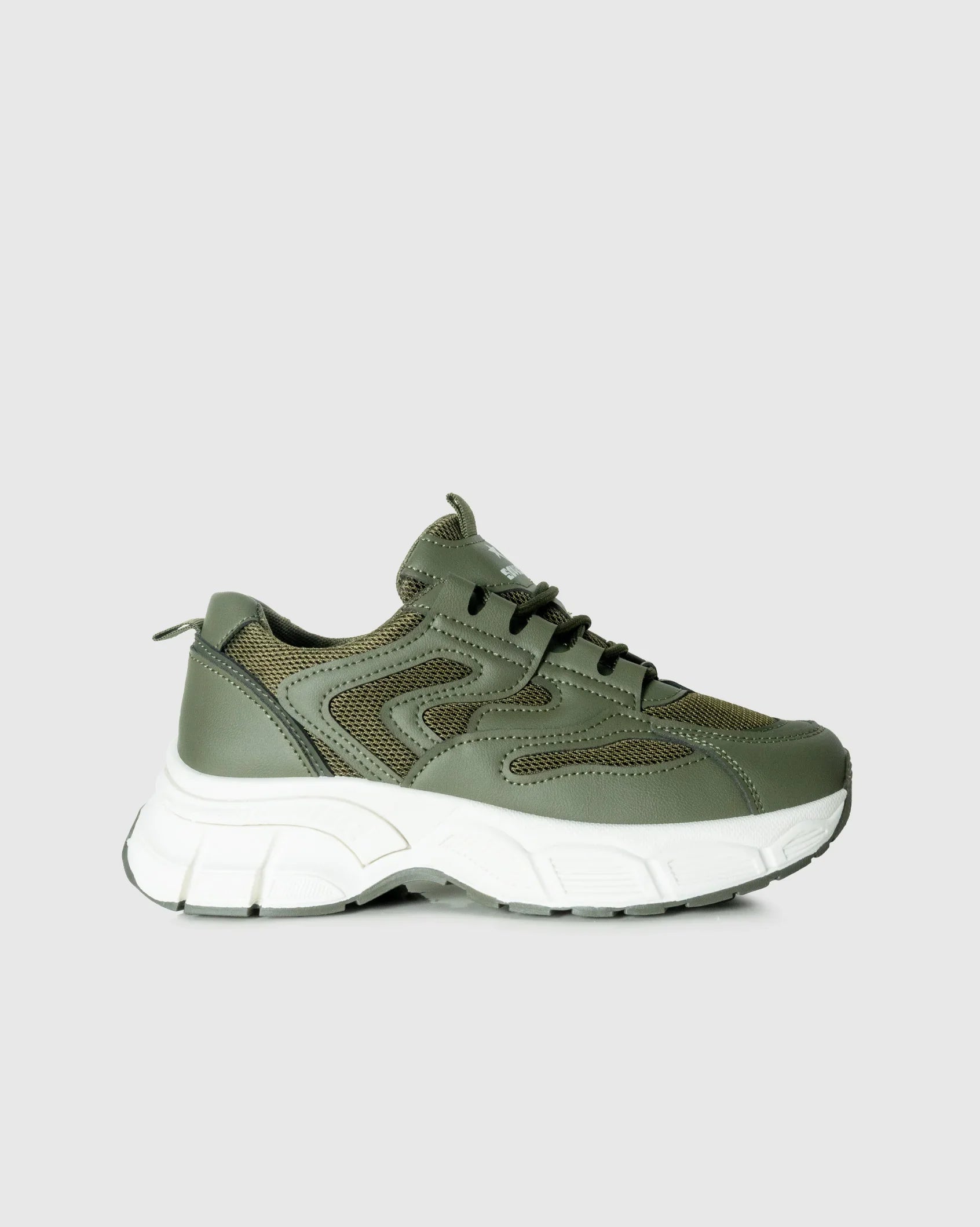 Ladies Evander - Mesh & PU Athleisure Sneaker