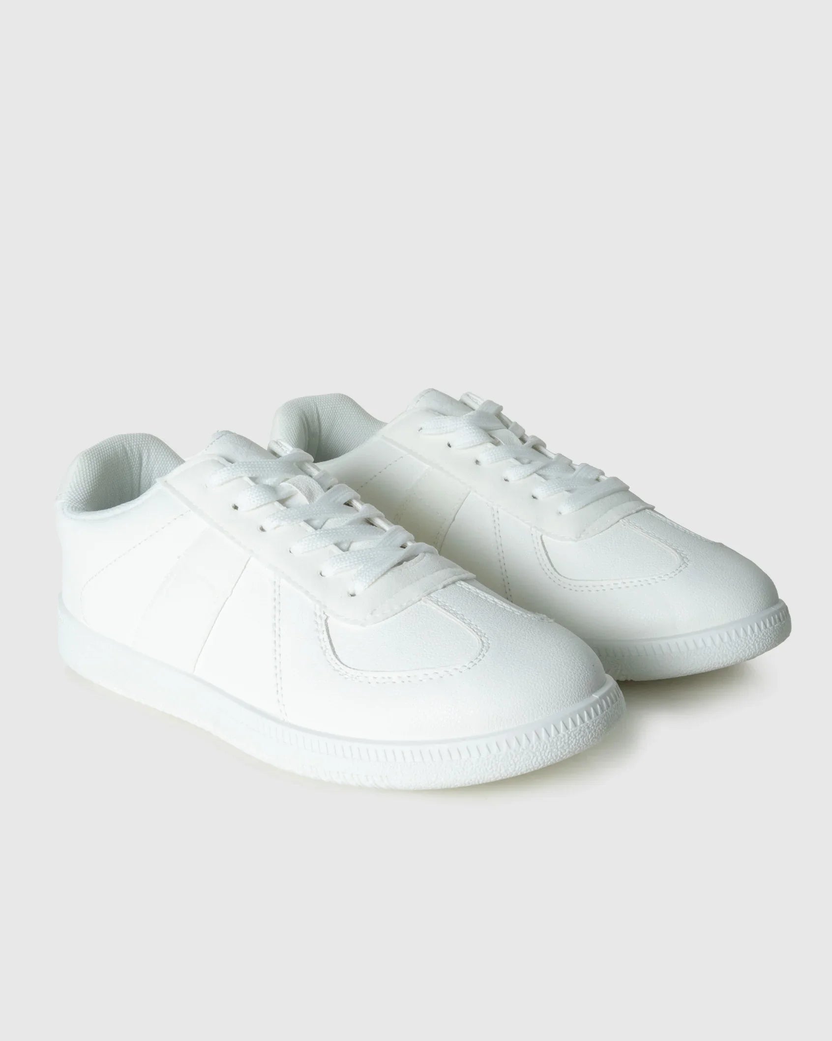 Ladies Fiona - PU/Suede Low Cut Sneaker
