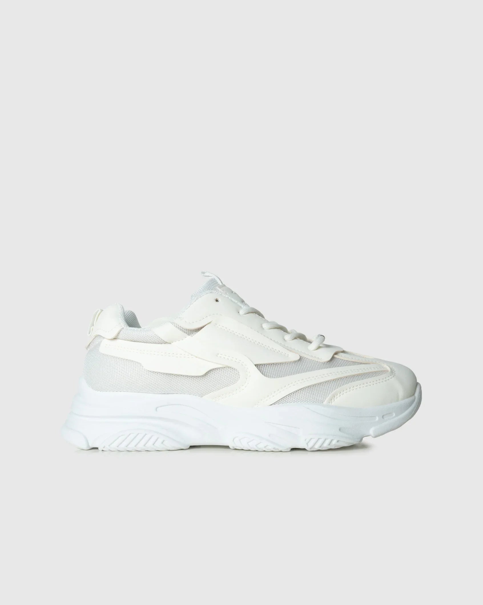 Ladies Hilton - PU/Mesh Athleisure Sneaker - Soviet Denim