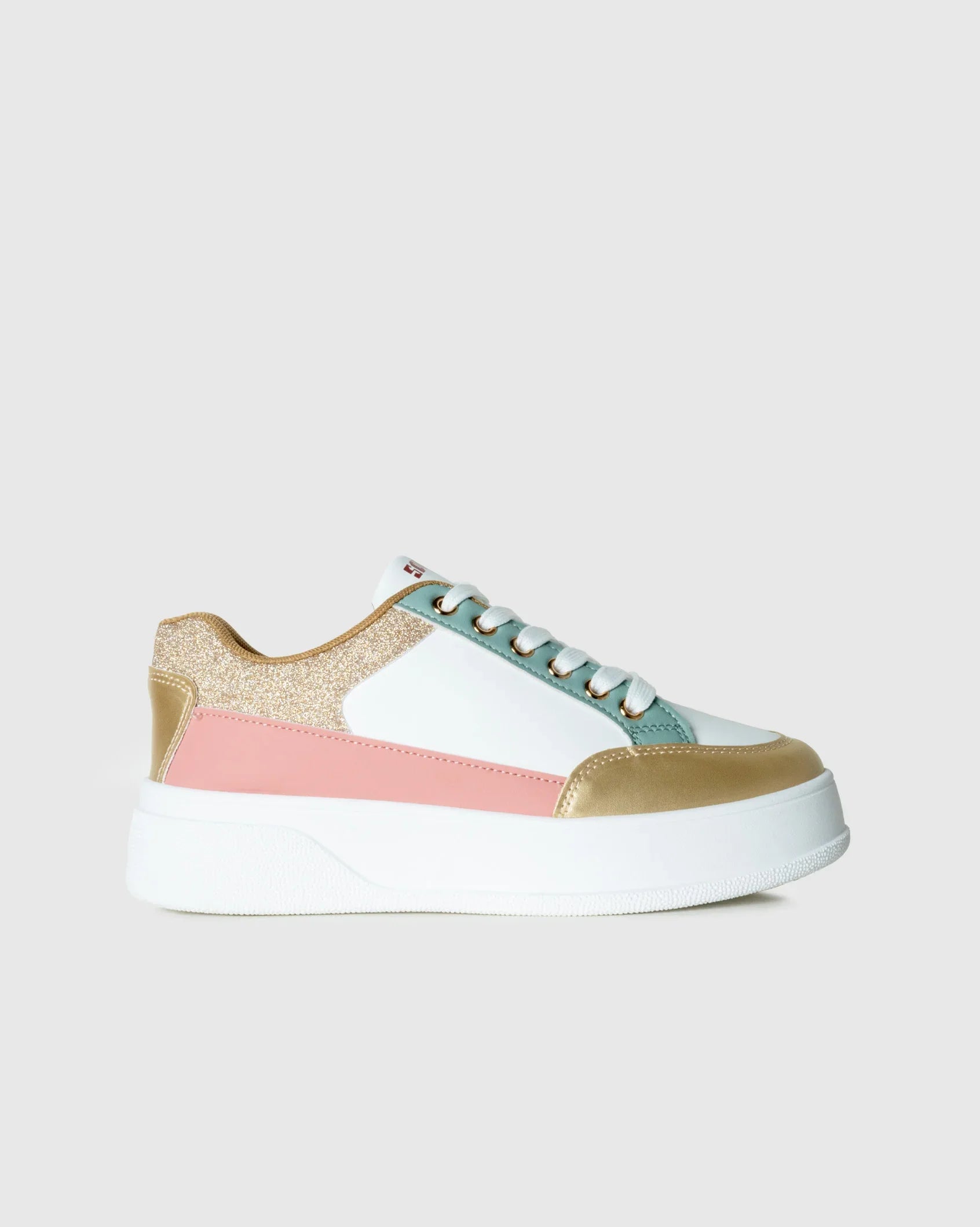 Ladies Jemima - Colourblock PU Sneaker