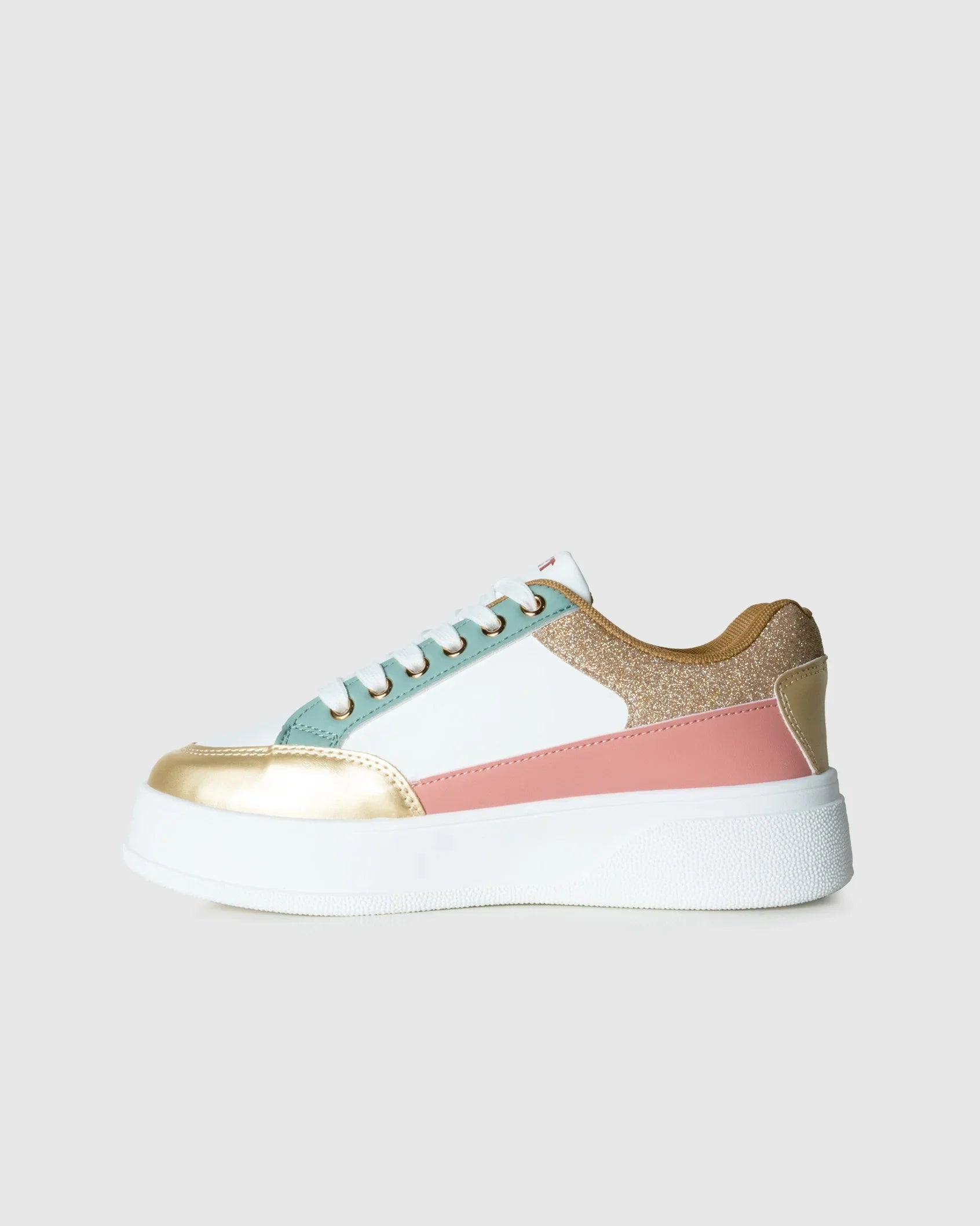 Ladies Jemima - Colourblock PU Sneaker