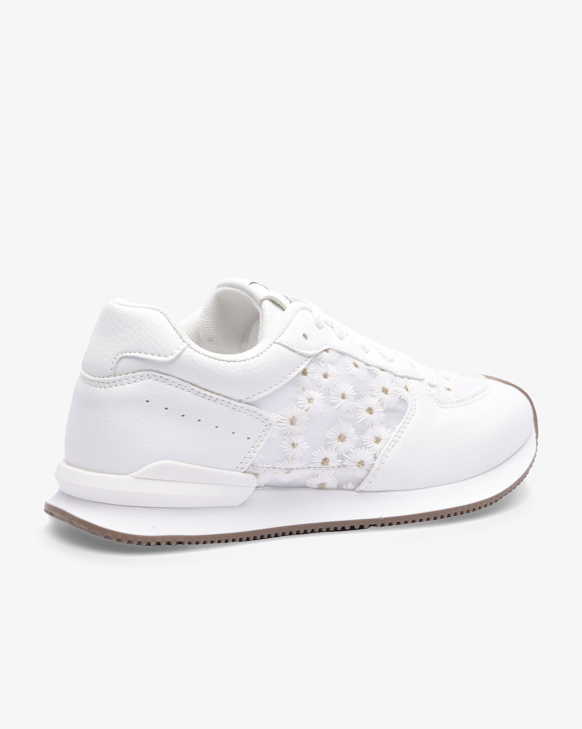 Ladies Lacey - PU Floral Mesh Sneaker