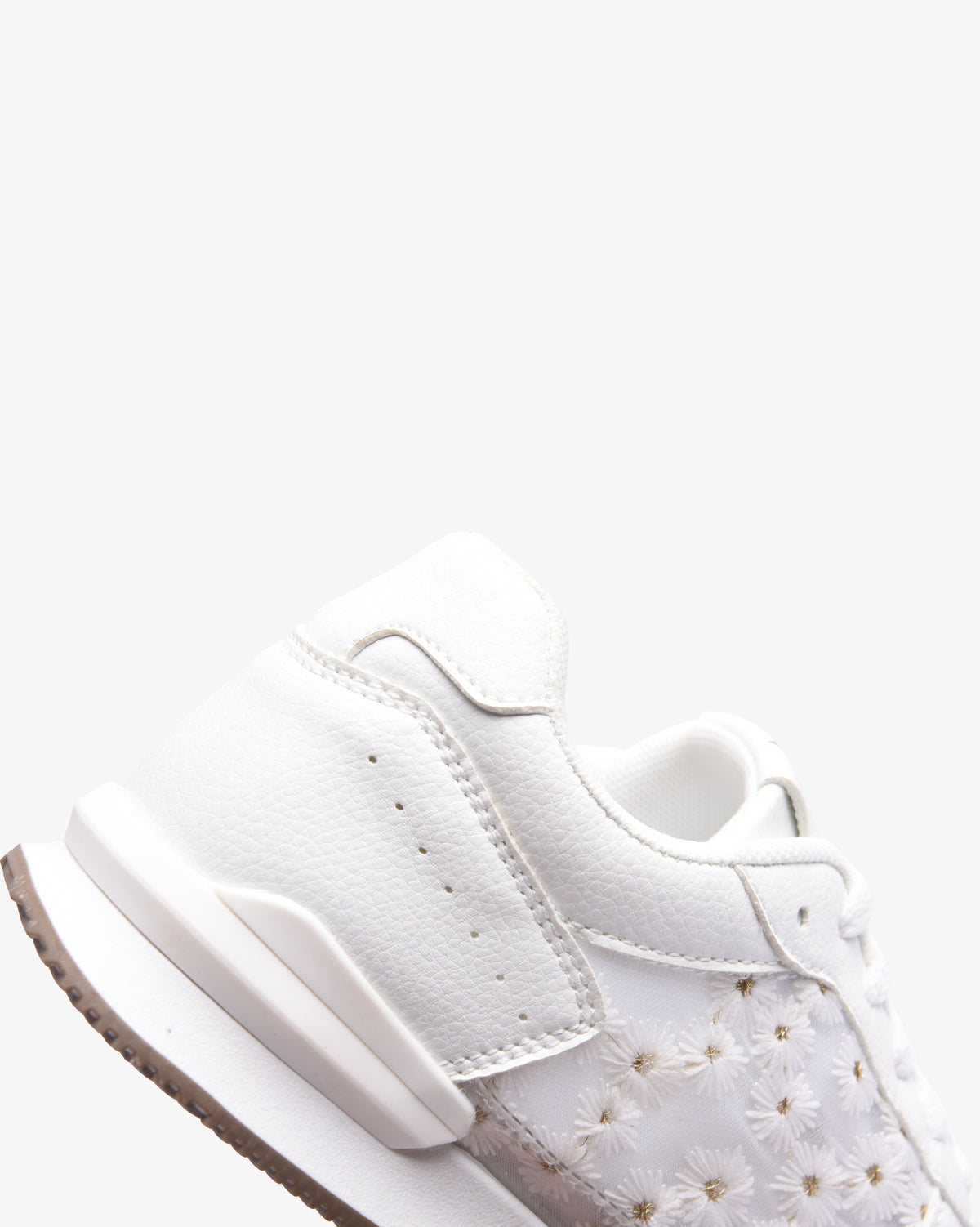 Ladies Lacey - PU Floral Mesh Sneaker