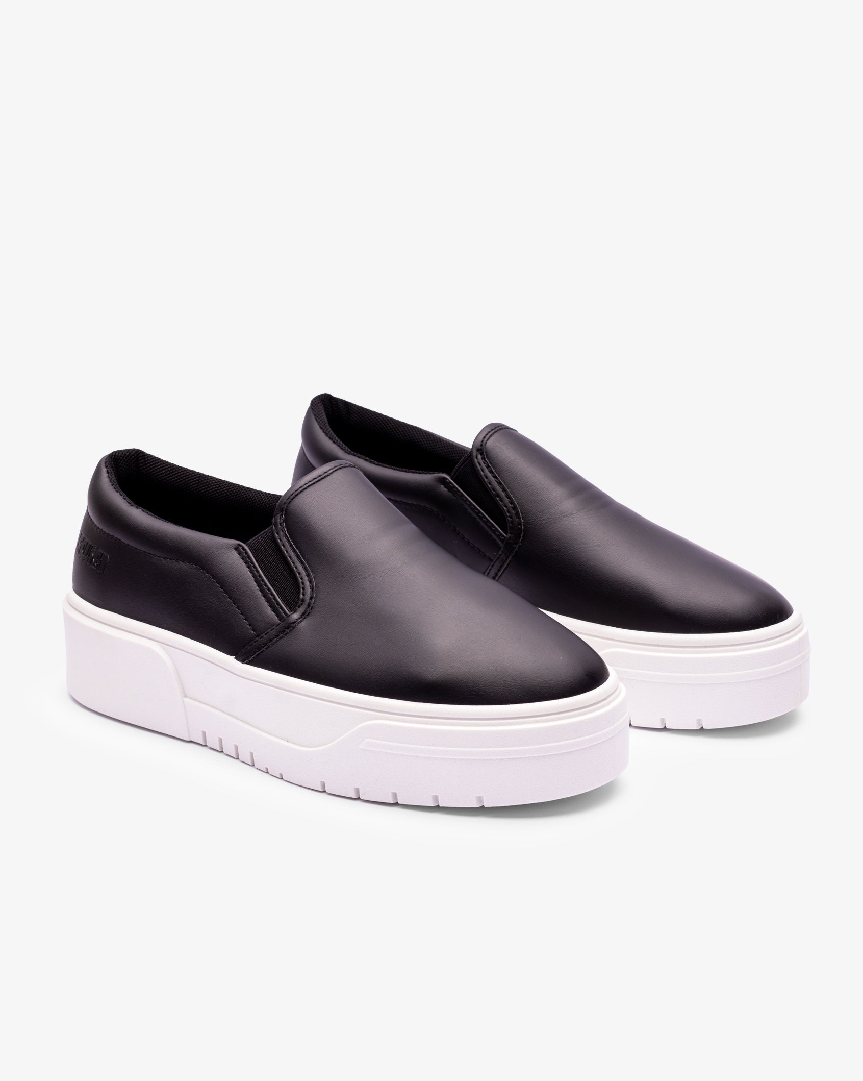 Ladies Lanthe - PU Platform Slip On