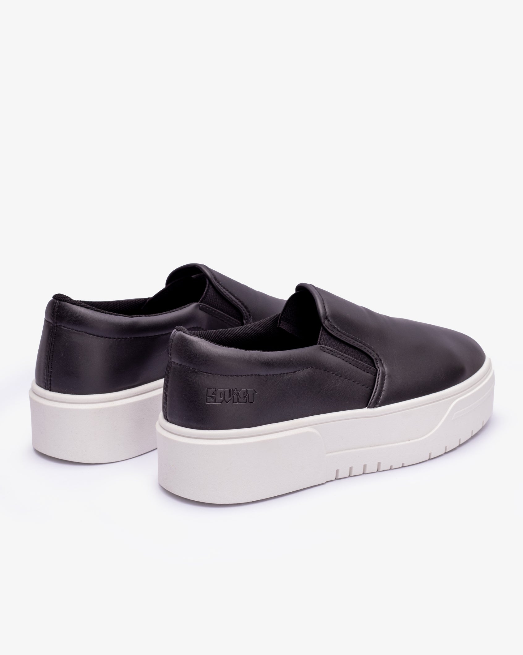 Ladies Lanthe - PU Platform Slip On