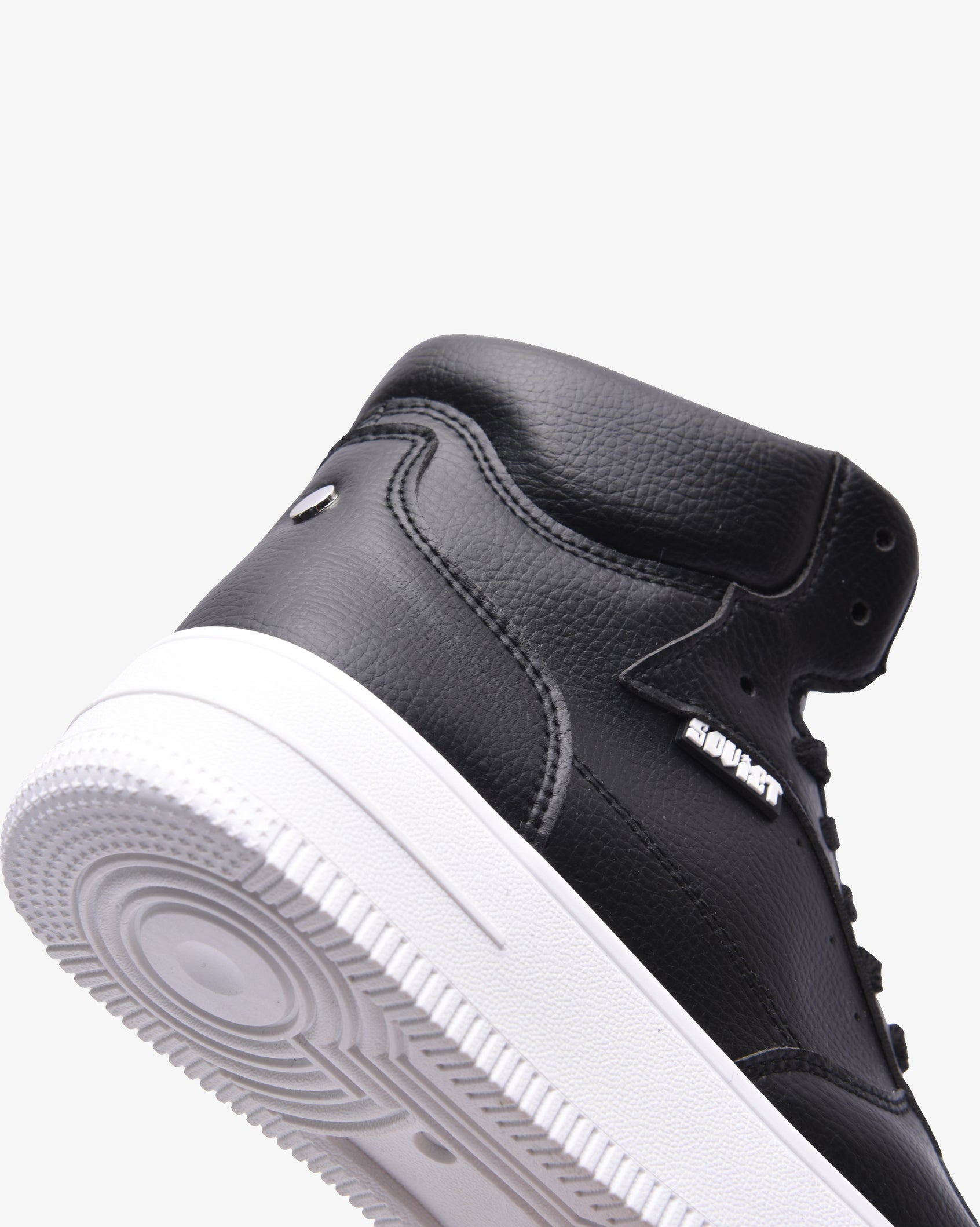 Ladies Leandro Hi - PU Mid Cut Lace Up Sneaker