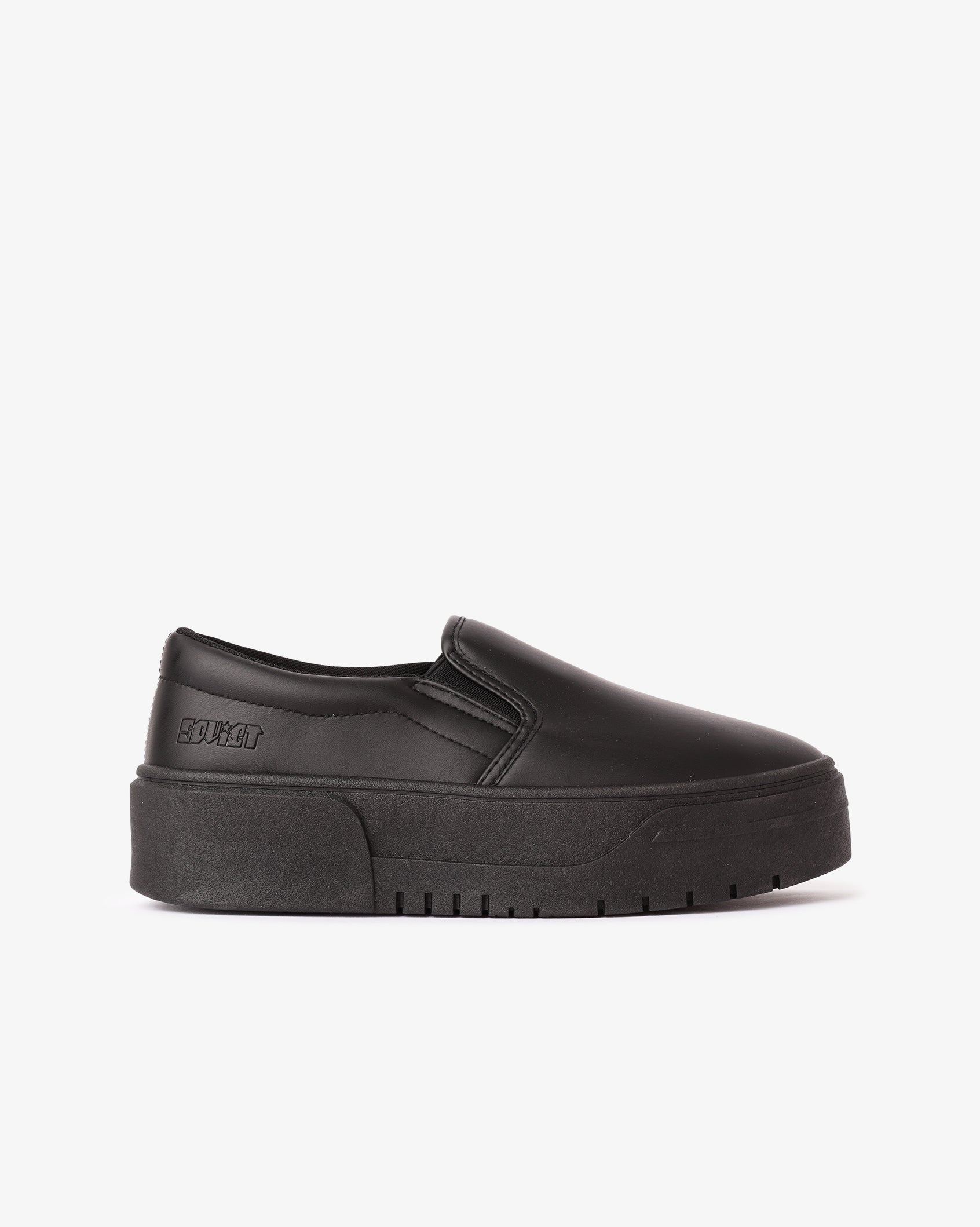 Ladies Lanthe - PU Platform Slip On