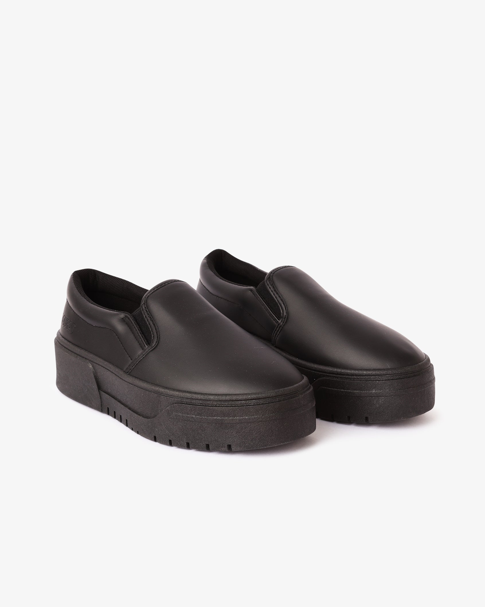 Ladies Lanthe - PU Platform Slip On