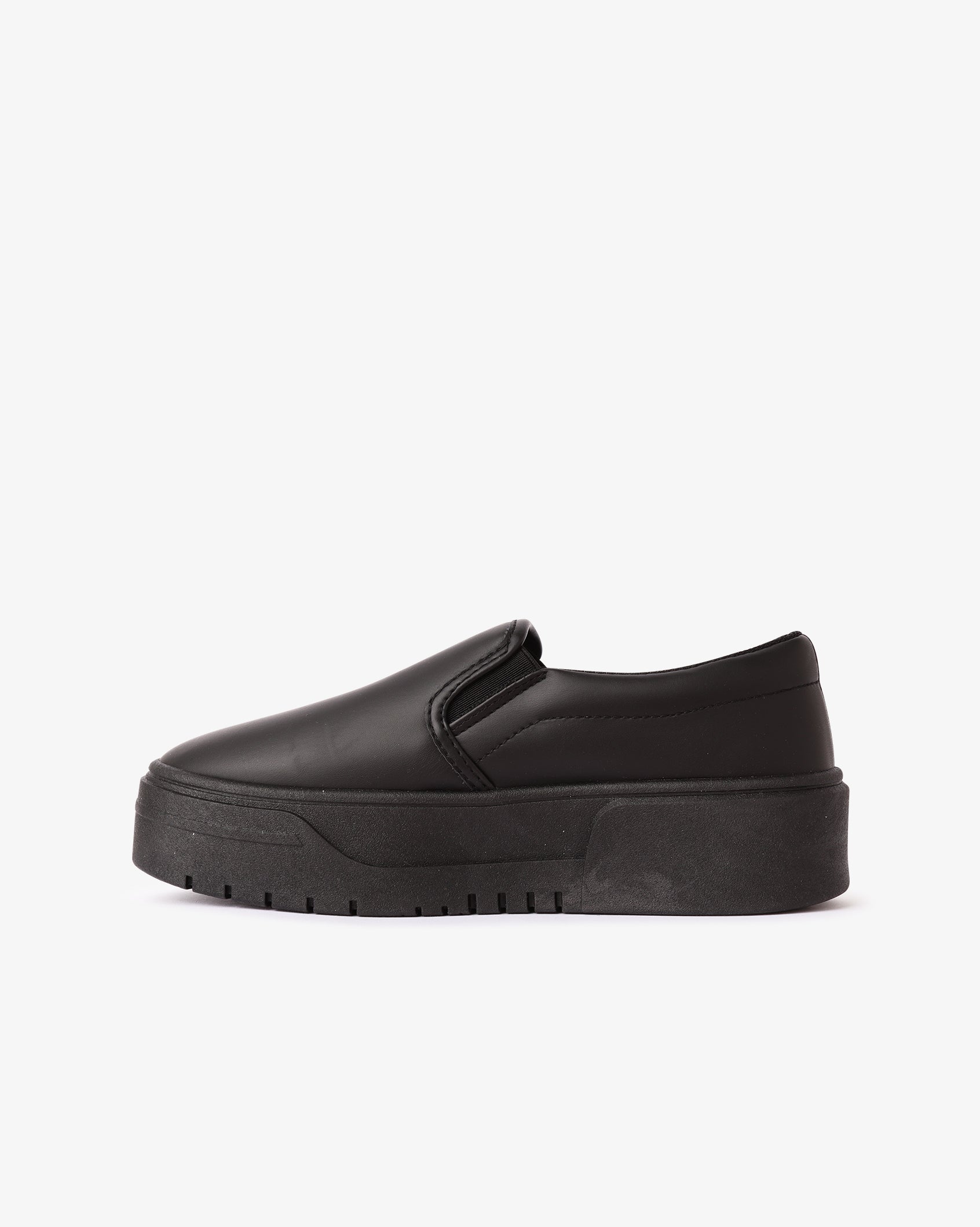Ladies Lanthe - PU Platform Slip On