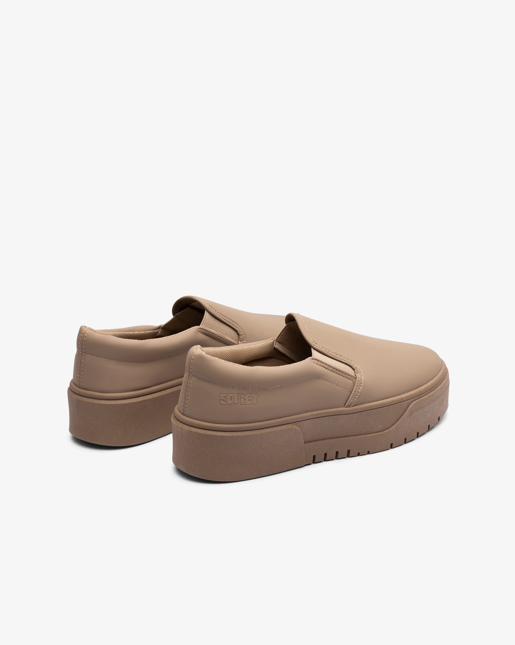 Ladies Lanthe - PU Platform Slip On