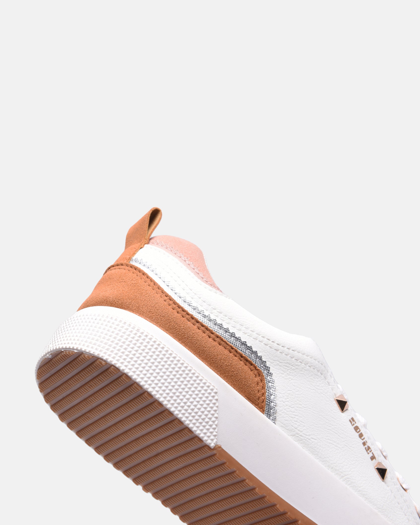 Ladies Mahogany - PU Multi Panel Lace Up