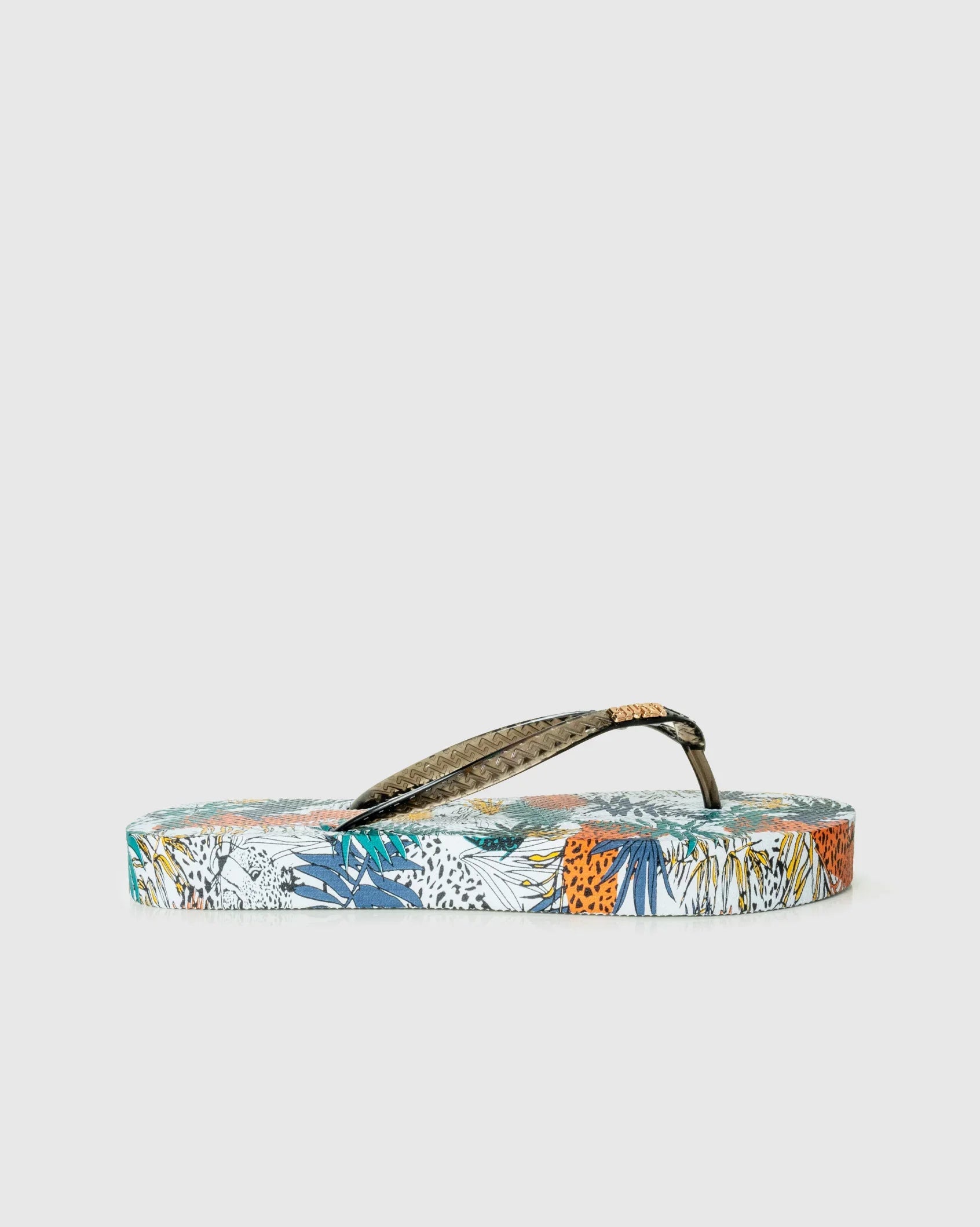 Ladies Margot - Tropical Thong Sandal - Soviet Denim