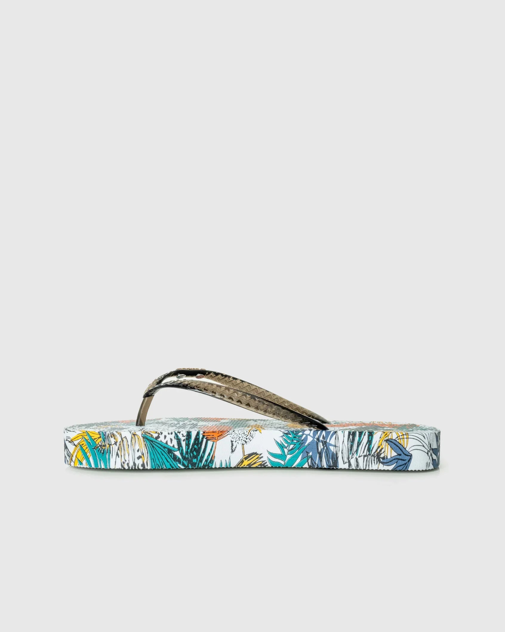 Ladies Margot - Tropical Thong Sandal - Soviet Denim