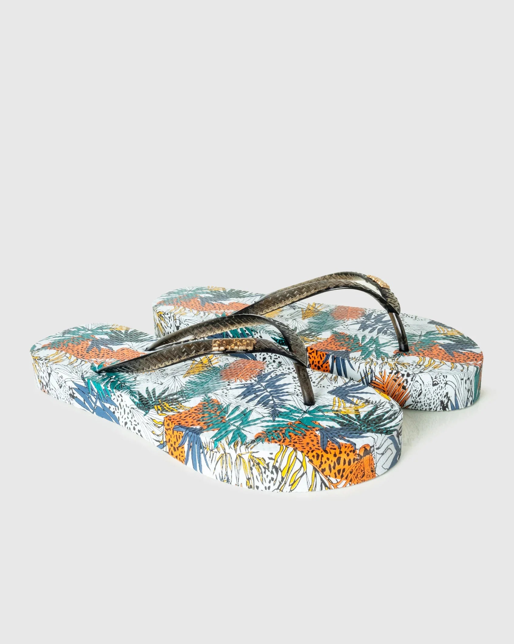 Ladies Margot - Tropical Thong Sandal - Soviet Denim