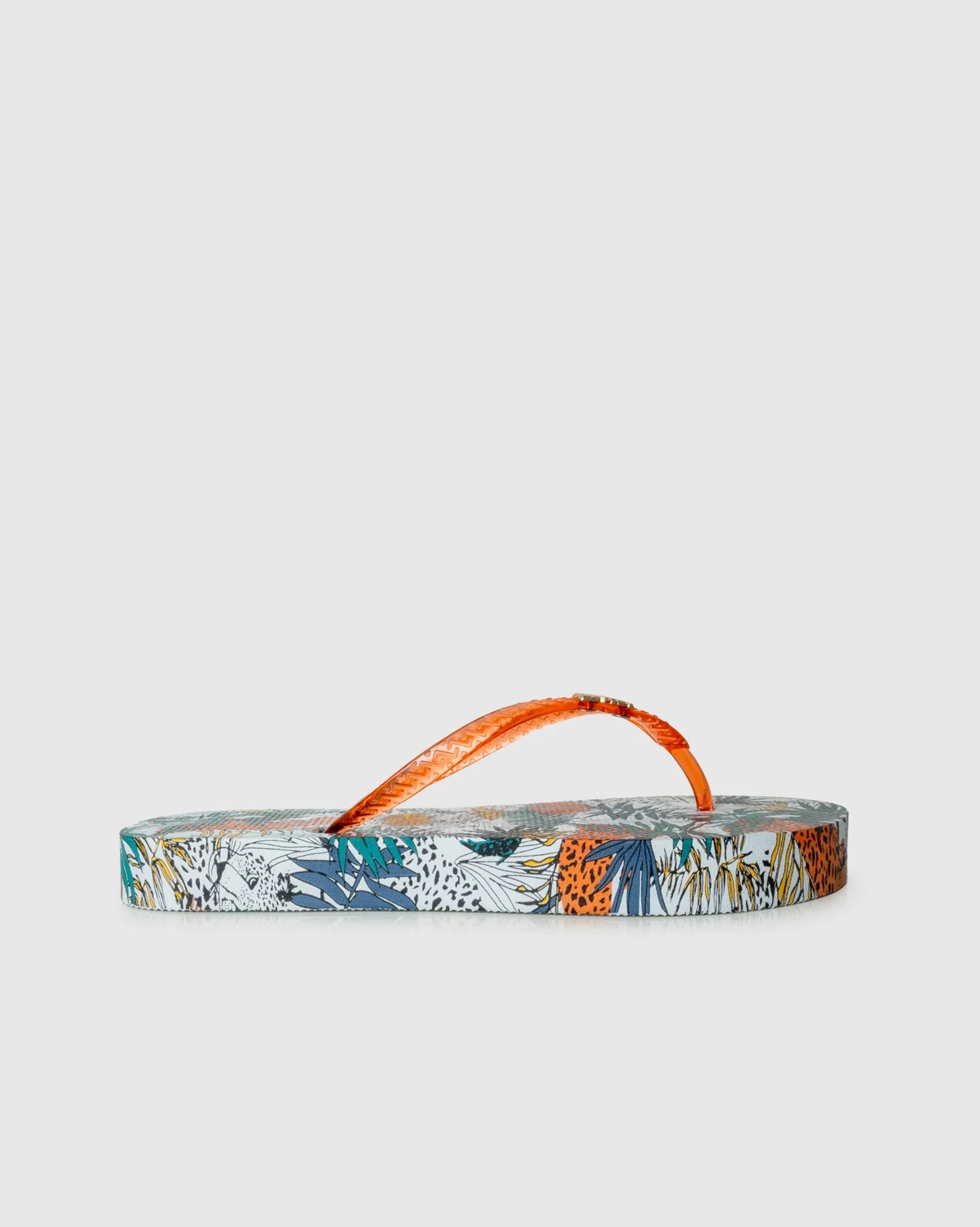 Ladies Margot - Tropical Thong Sandal - Soviet Denim