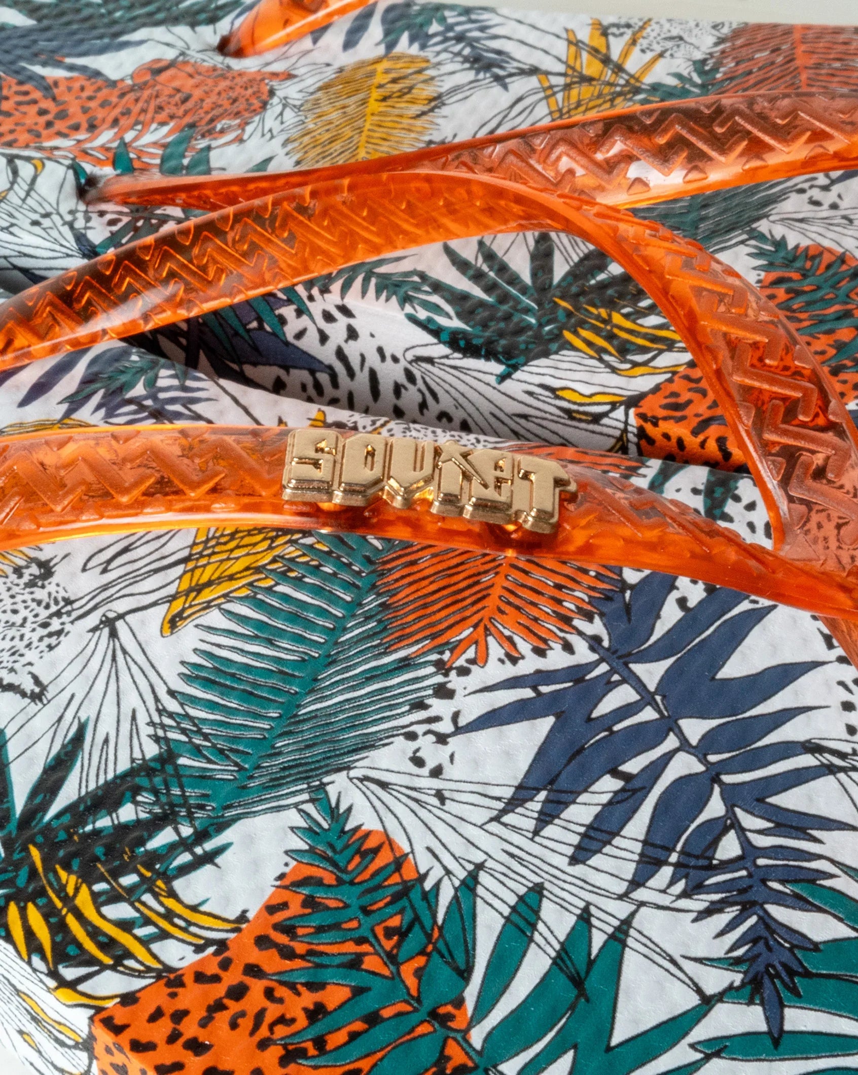 Ladies Margot - Tropical Thong Sandal - Soviet Denim