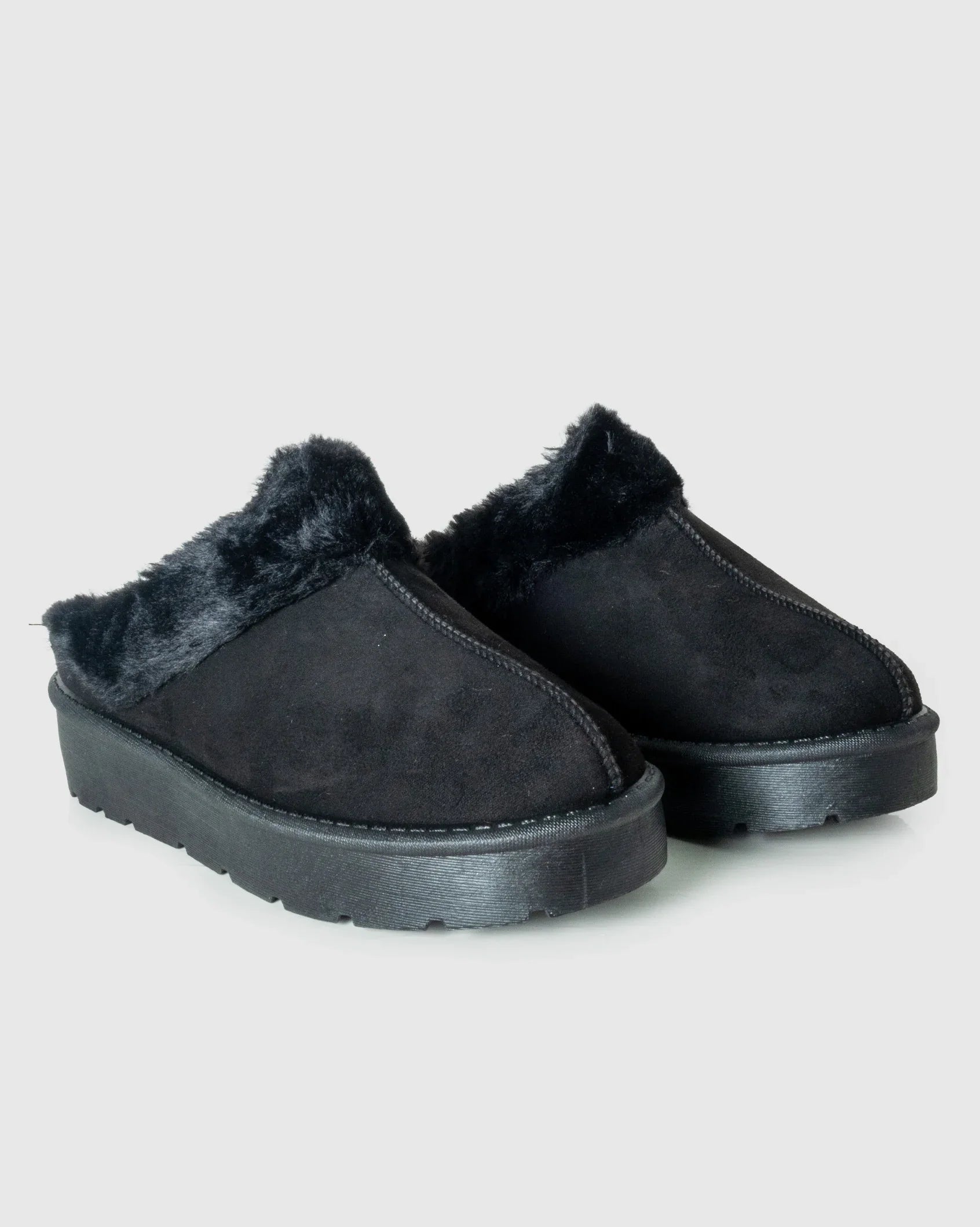 Ladies Melanie - Faux Fur Mule