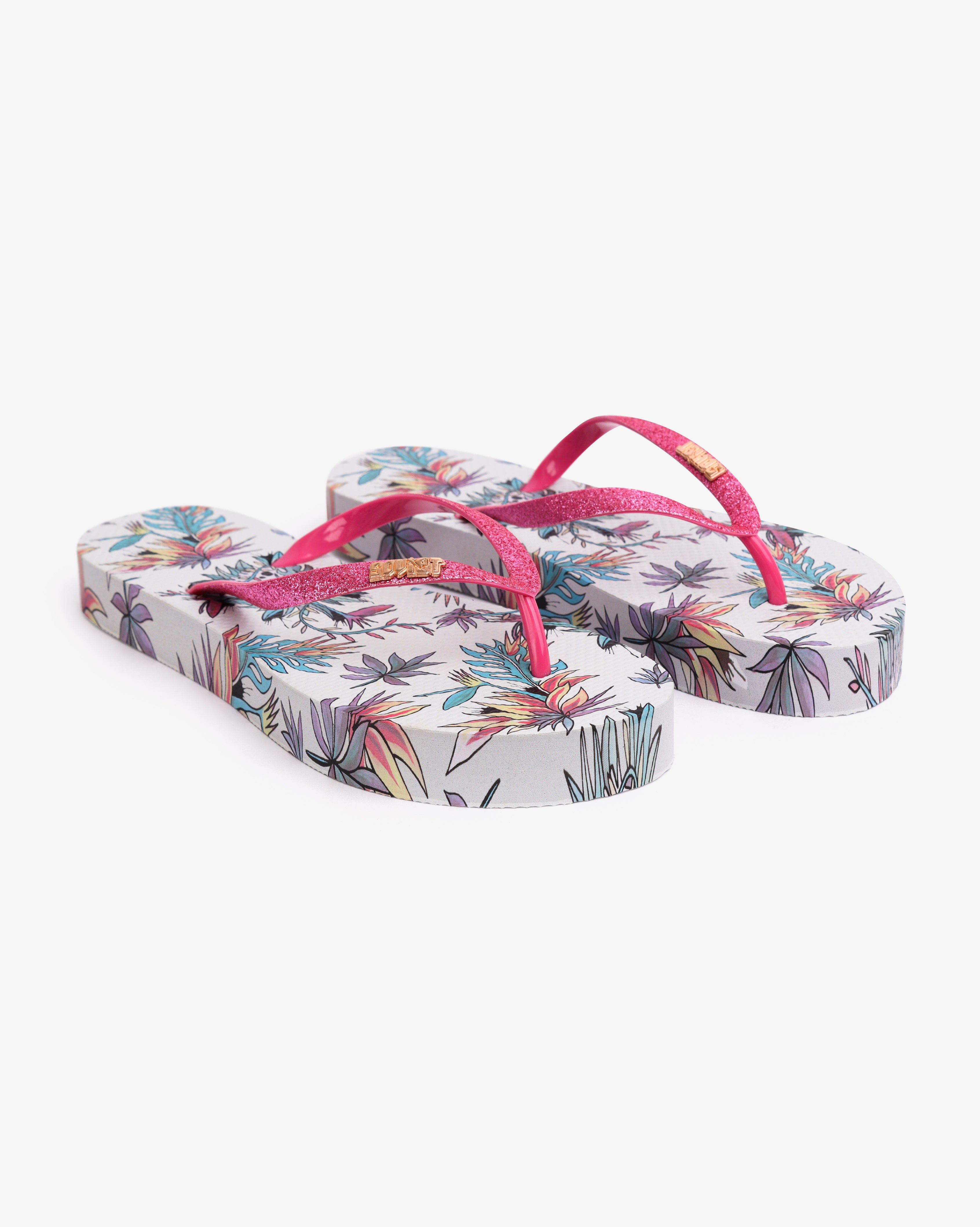 Ladies Margot - Tropical Thong Sandal - Soviet Denim