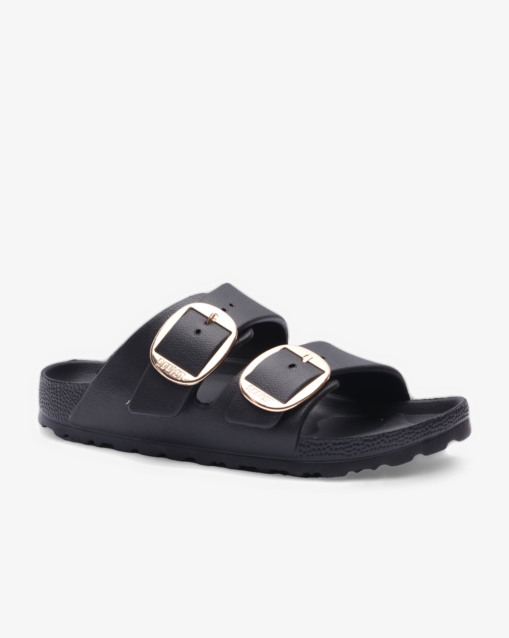 Ladies Nikki - Eva Slide Sandal With Buckle