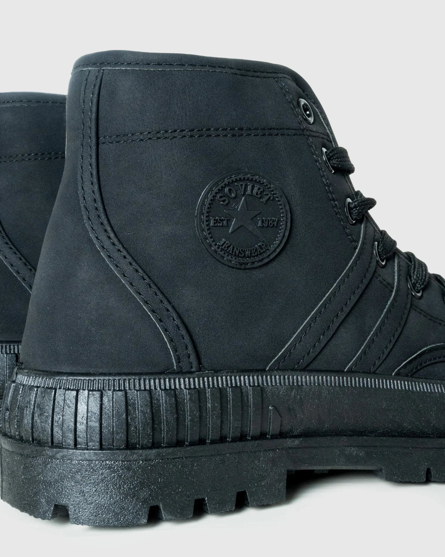 Ladies Phoenix Nubuck - Military Style PU Nubuck Boot