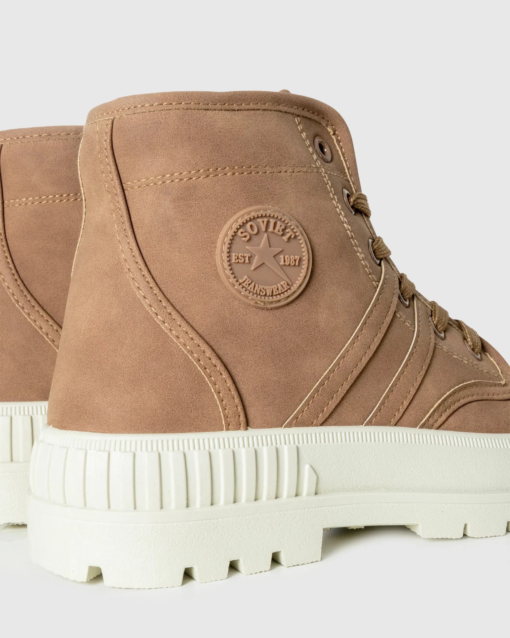 Ladies Phoenix Nubuck - Military Style PU Nubuck Boot