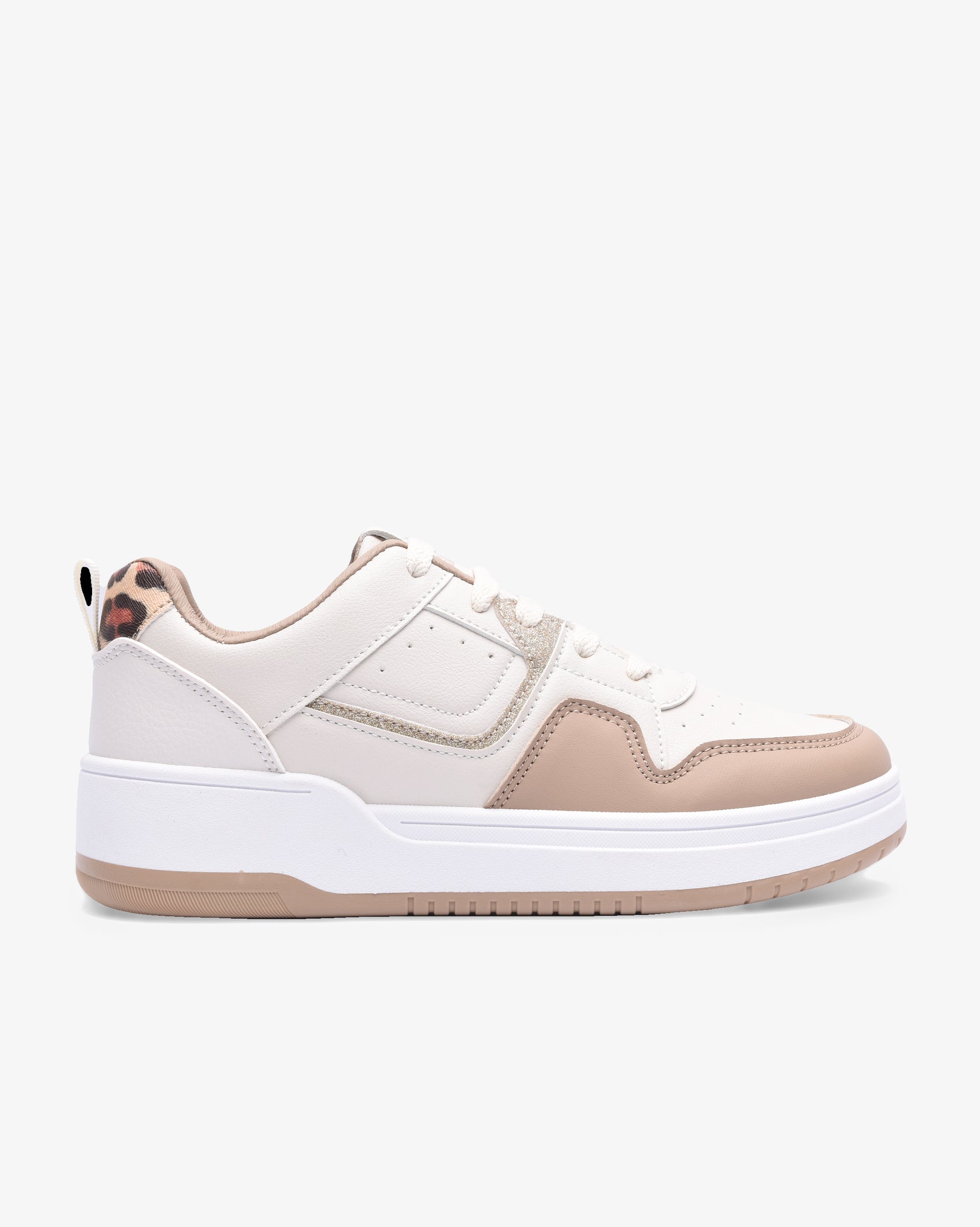 Ladies Poppy - PU Lace Up Sneaker