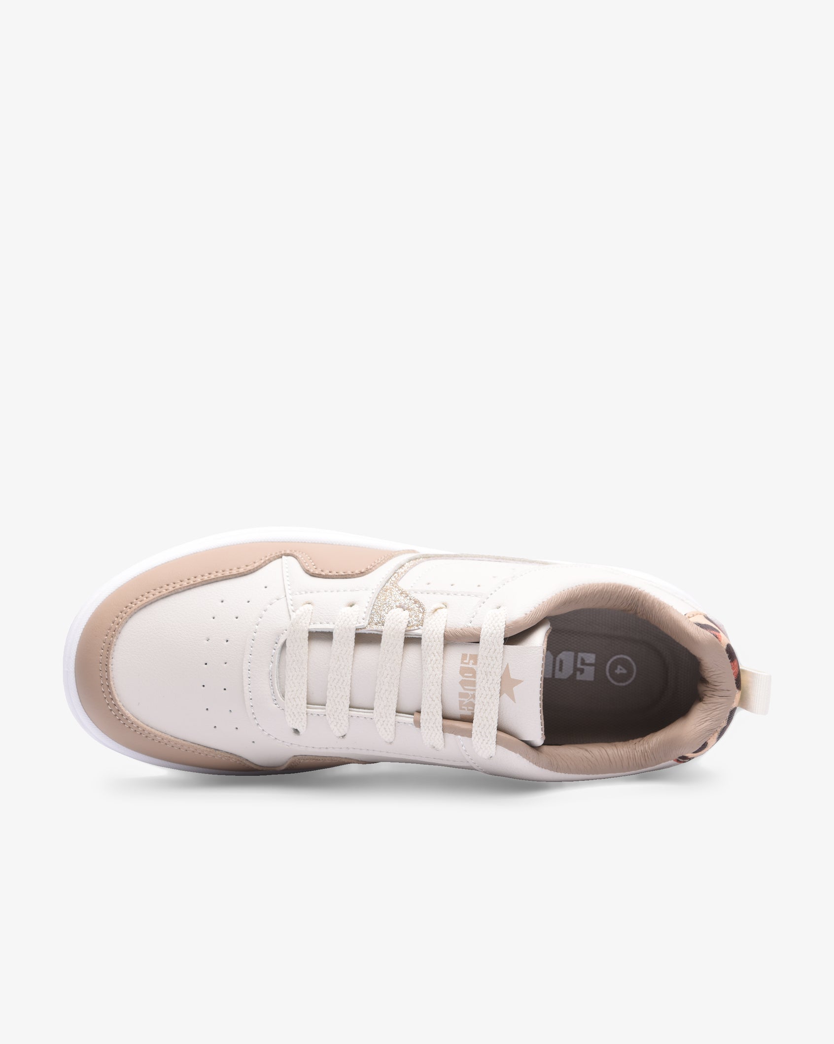 Ladies Poppy - PU Lace Up Sneaker