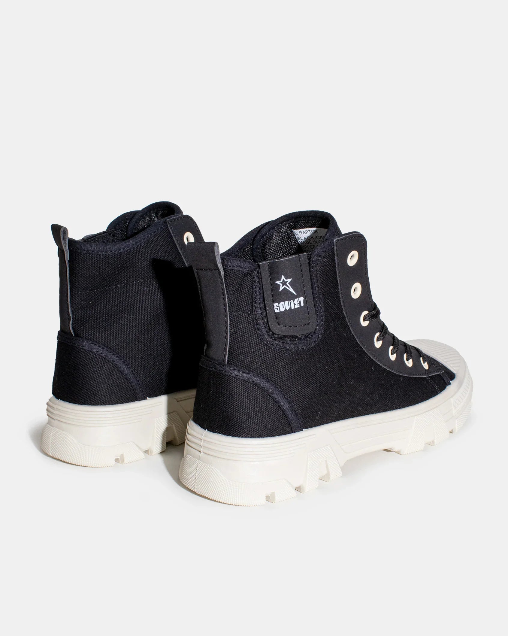Ladies Raptor - Canvas Combat Boot - Soviet Denim
