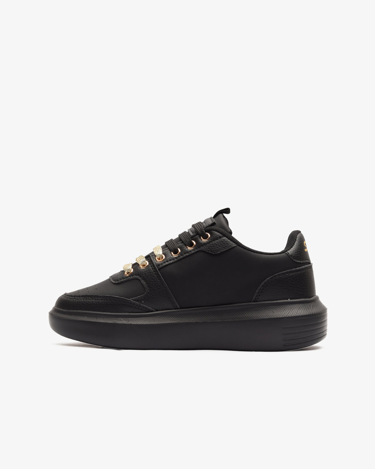 Ladies Sylvie - PU Lace Up Sneaker