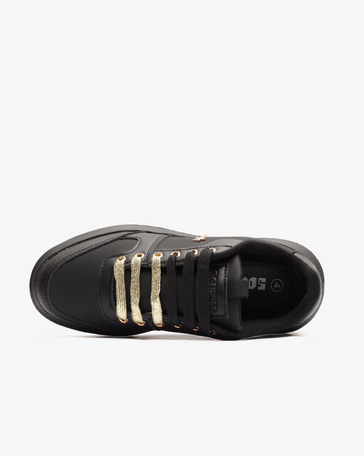 Ladies Sylvie - PU Lace Up Sneaker
