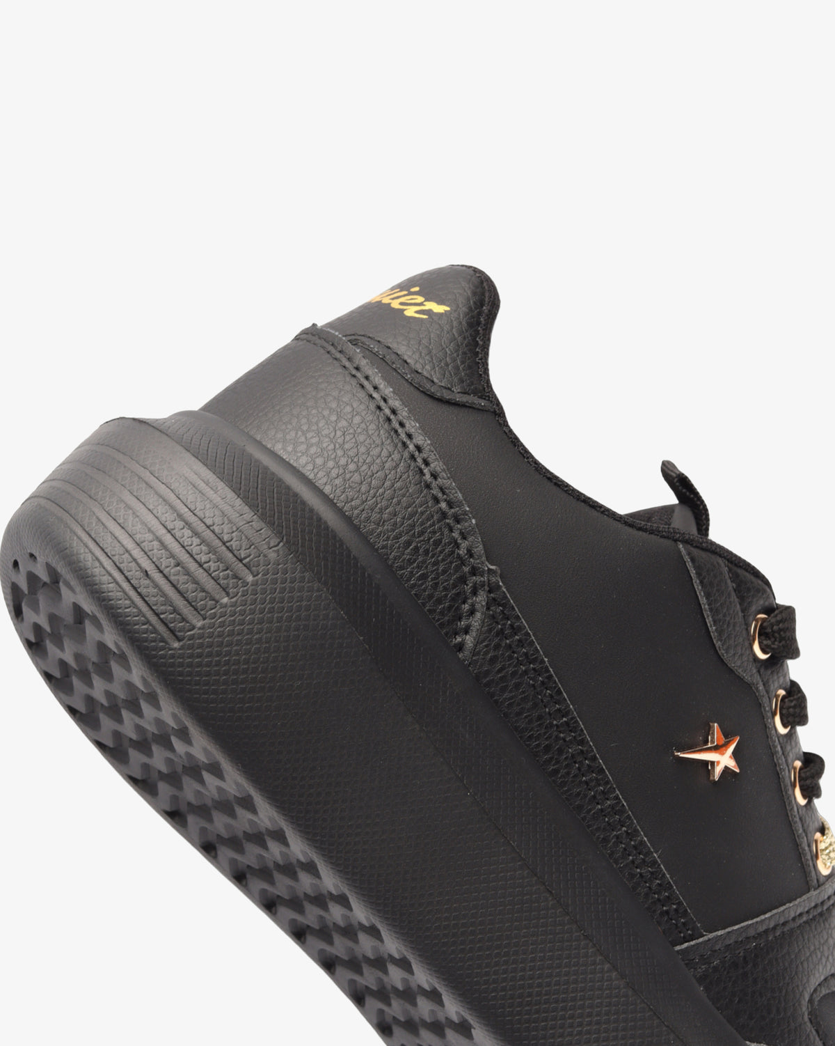 Ladies Sylvie - PU Lace Up Sneaker