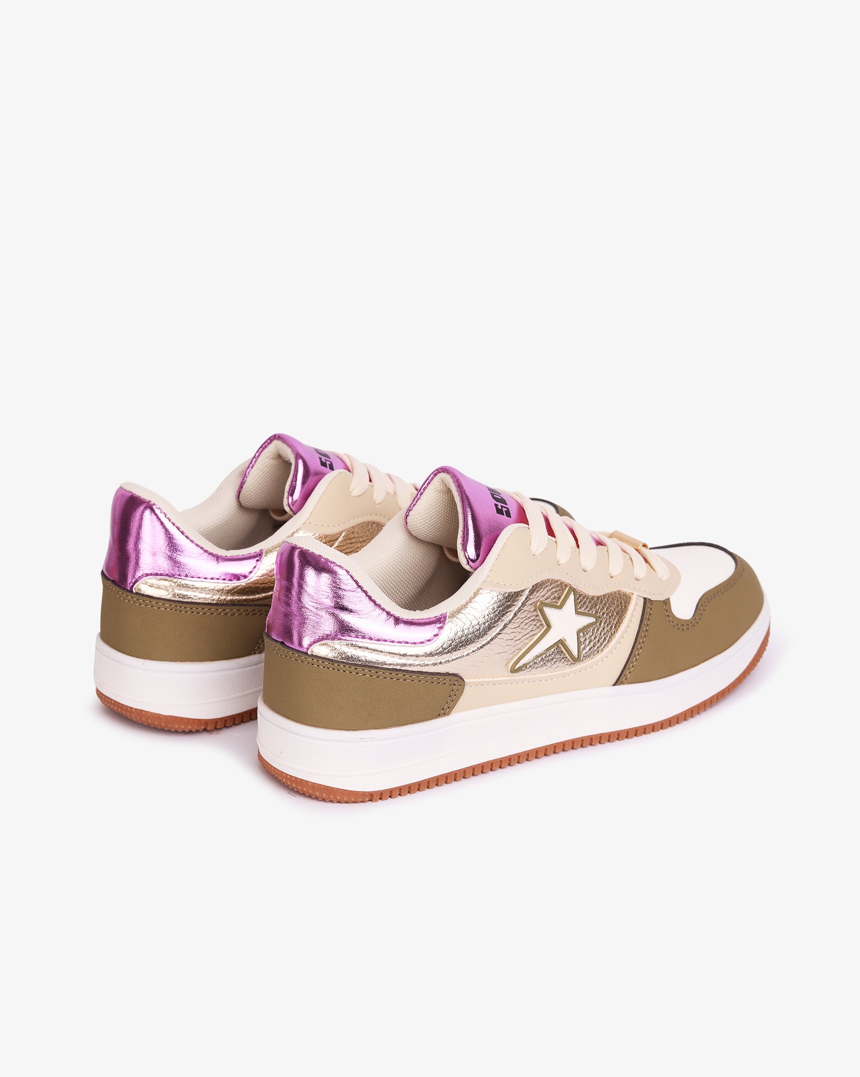 Ladies Teddy - Low Cut Metallic Sneaker