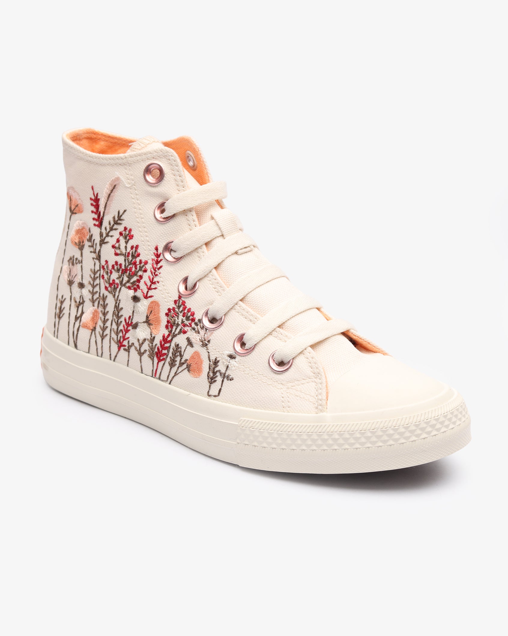 Ladies Viper Floral - Hi Cut Canvas