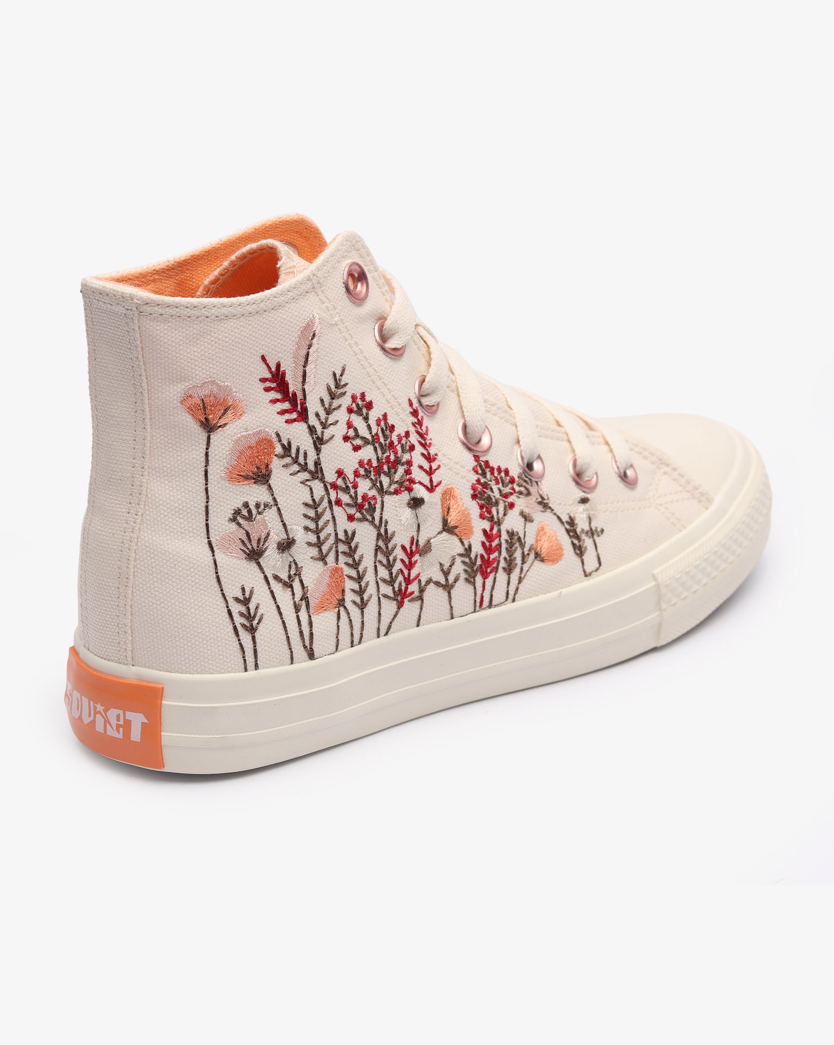 Ladies Viper Floral - Hi Cut Canvas