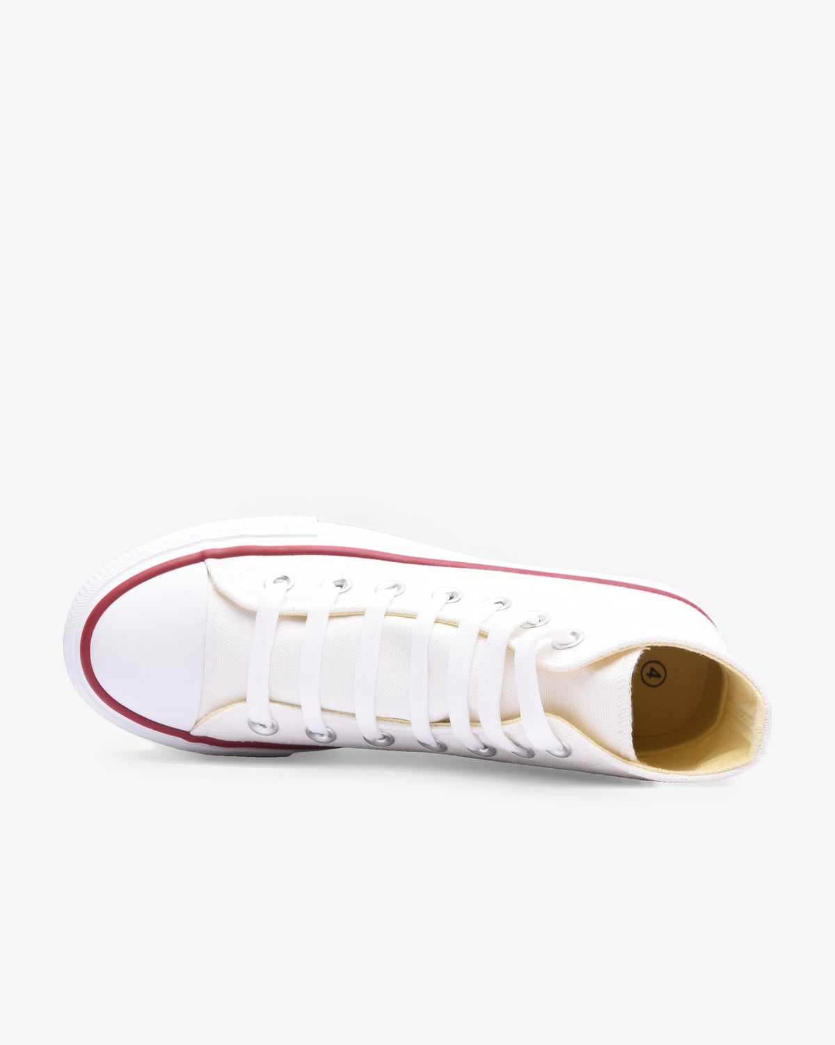 Ladies Viper Platform S26 - Vulcanized Hi Cut Canvas 4cm Platform