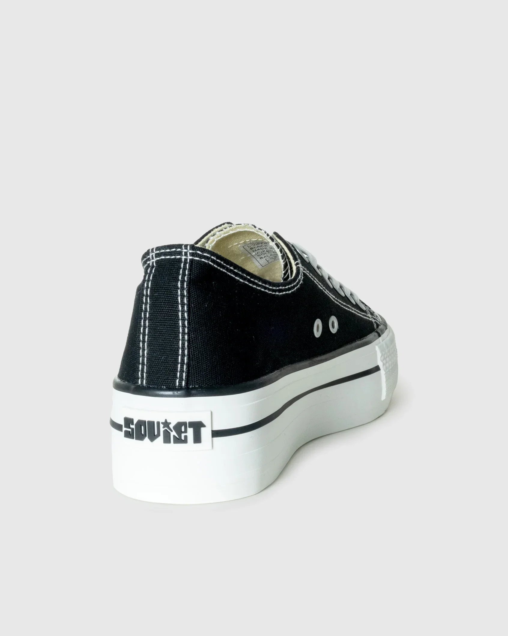 Ladies Viper - Low Cut Canvas Platform Sneaker