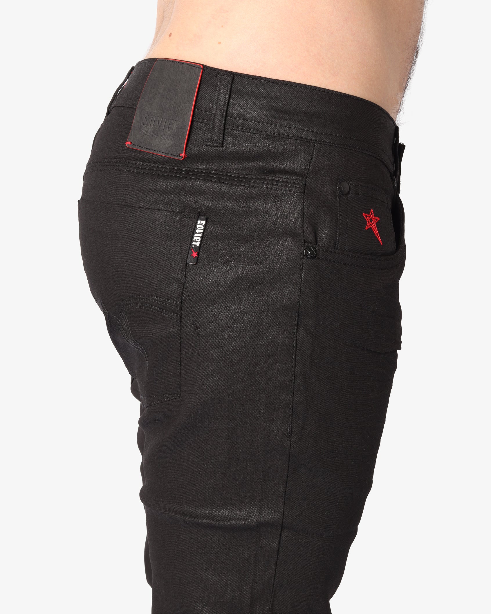 Mens Andorra #4 - Wax Skinny Jeans