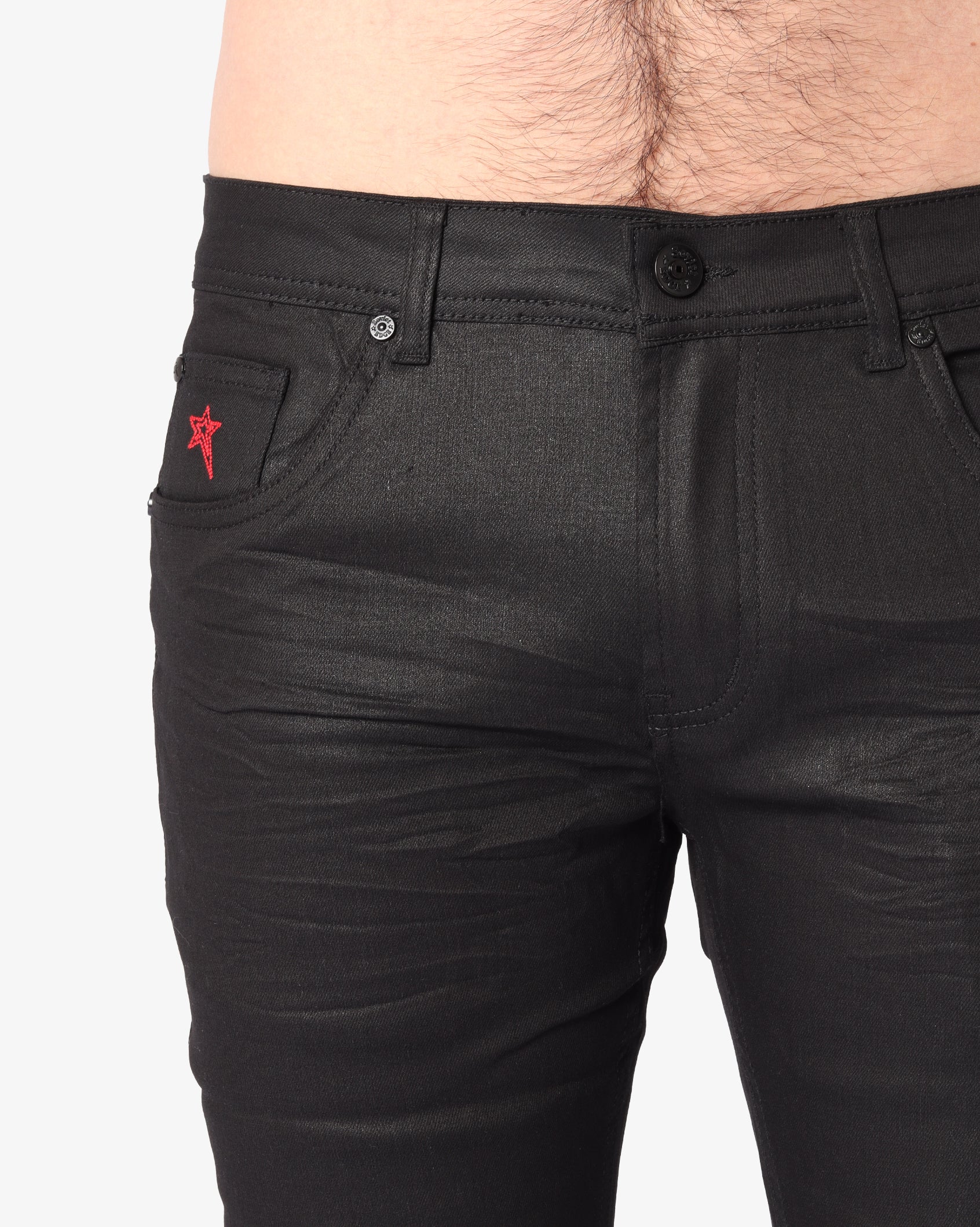 Mens Andorra #4 - Wax Skinny Jeans