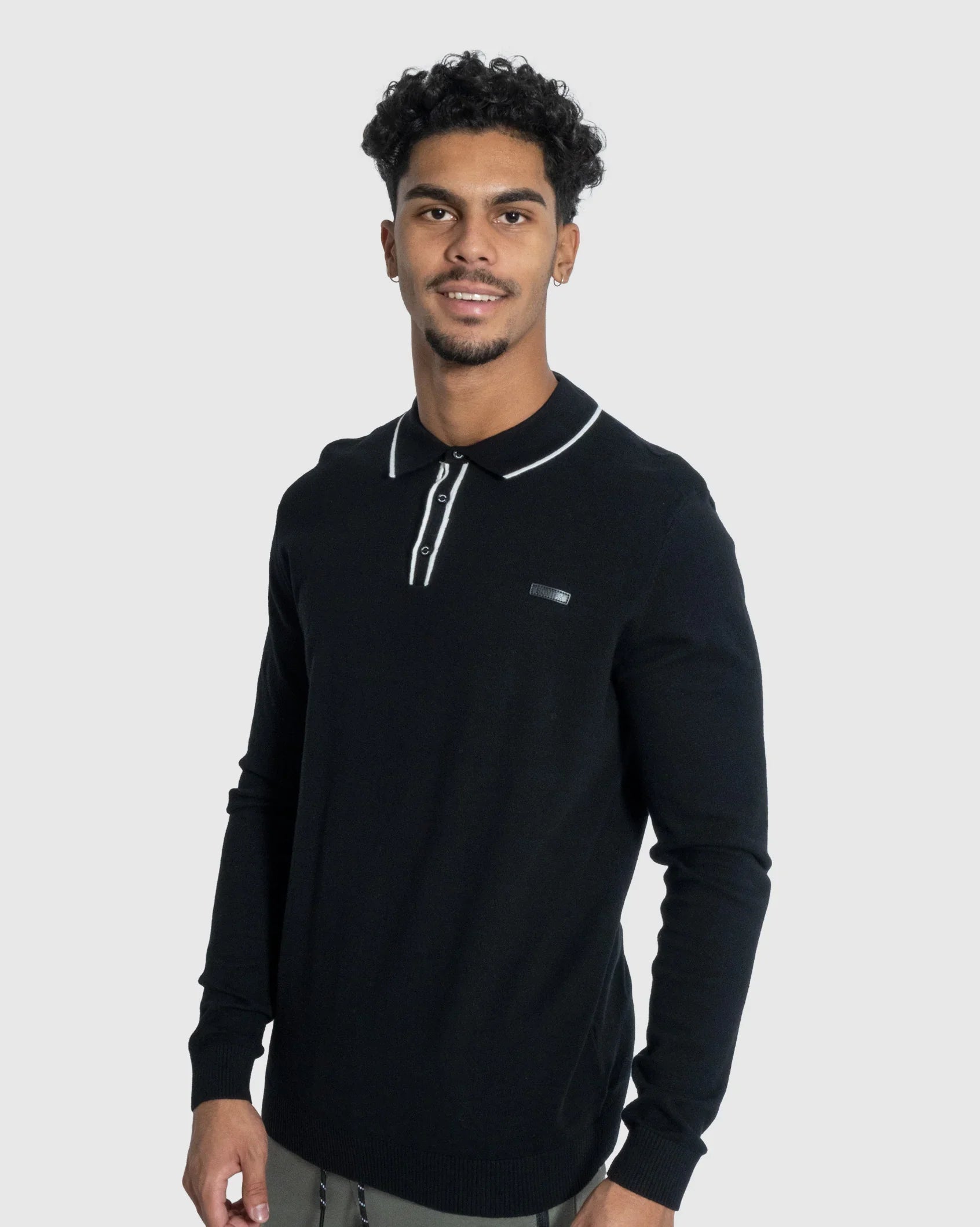 Mens Bellati - Collared Knit Jersey