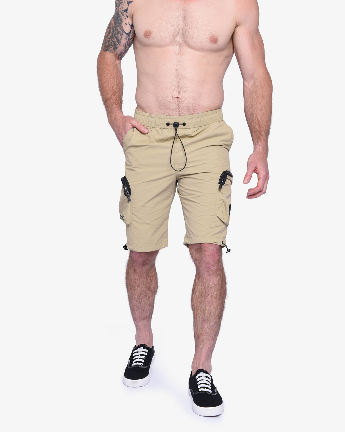 Mens Baraka - Nylon Track Shorts