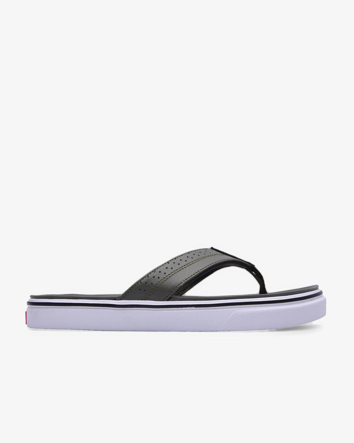 Men's olive green Soviet Dune thong sandals, stylish footwear with comfortable straps and durable sole, ideal for casual wear.
