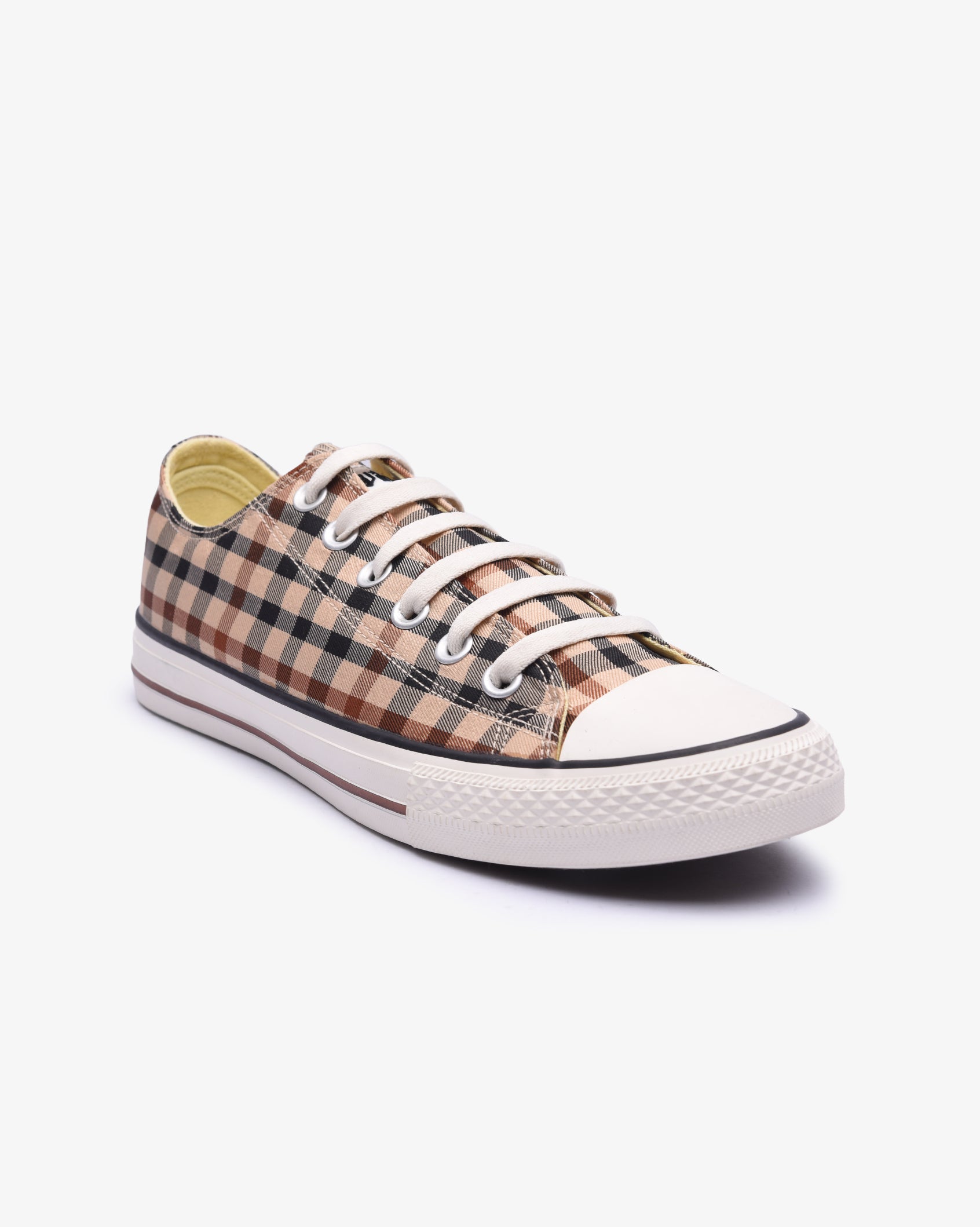 Mens Daks - Low Cut Vulcanized Check Canvas