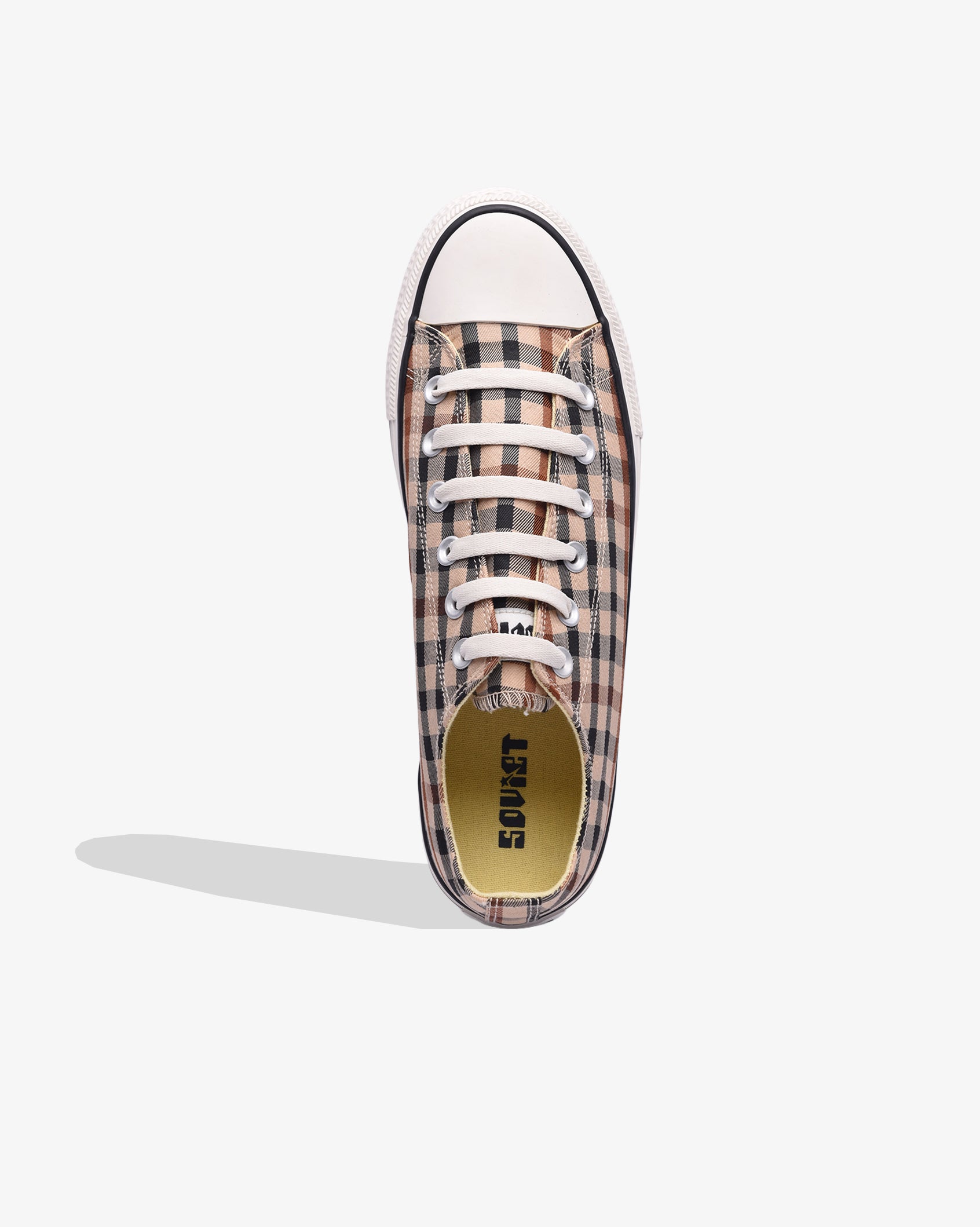 Mens Daks - Low Cut Vulcanized Check Canvas