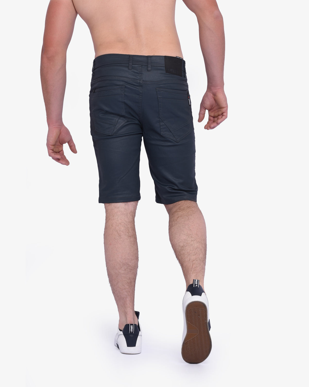 Mens Daring - Wax Coated Denim Shorts
