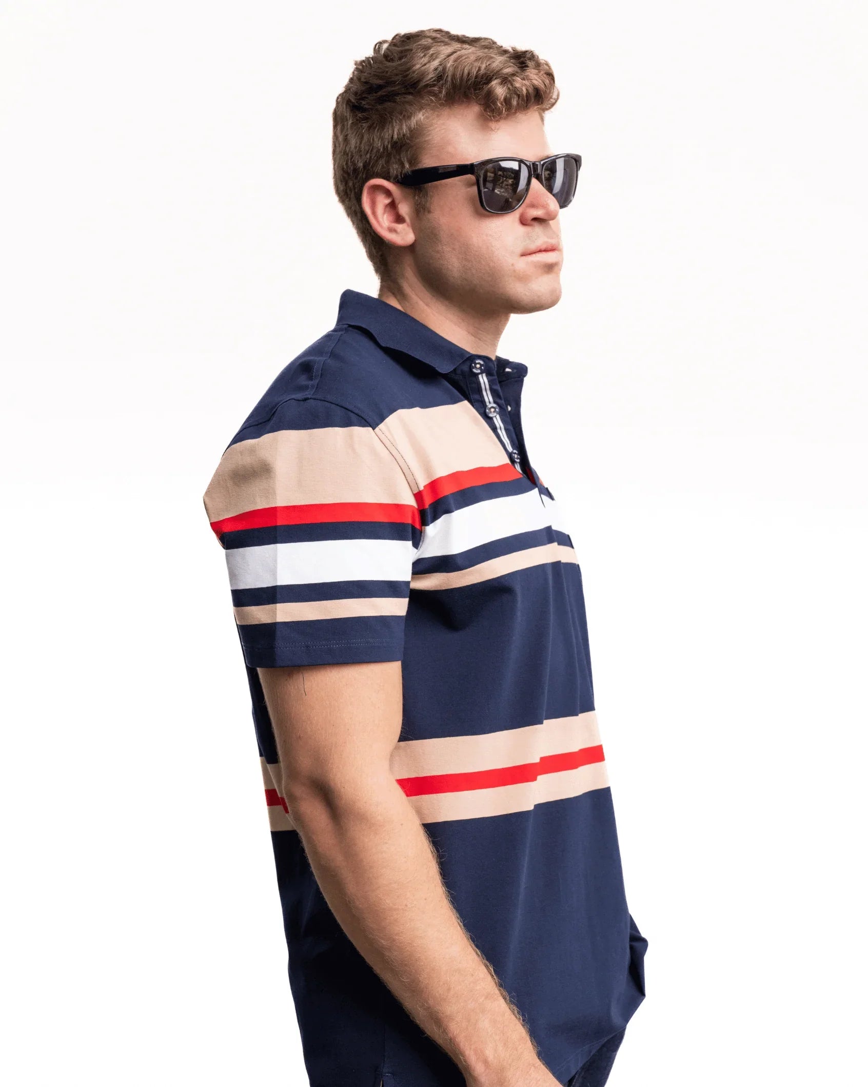 Mens Dax - Striped Golfer