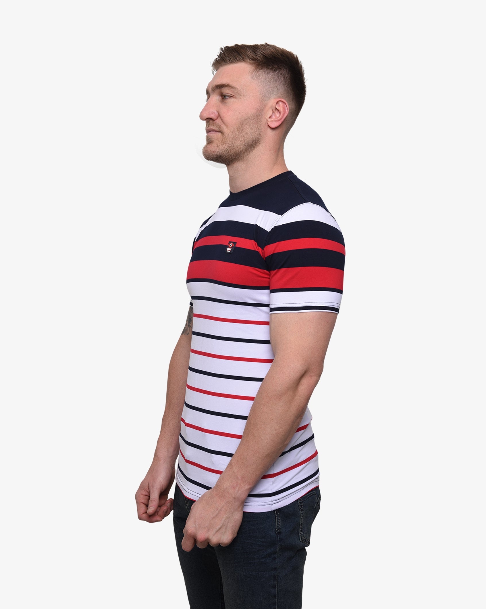 Mens Menton - Striped Tee