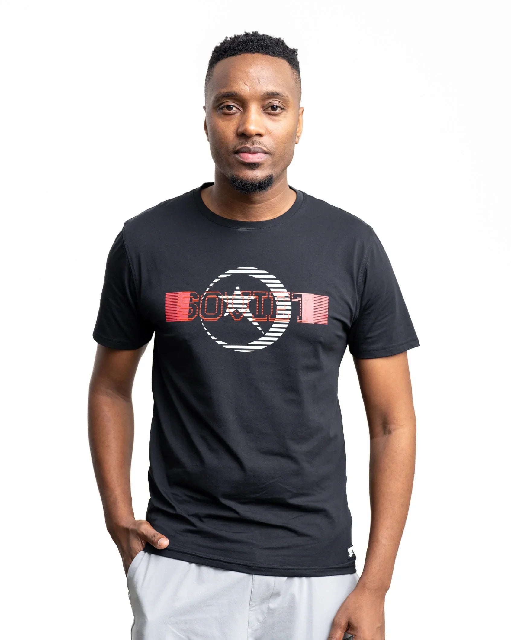 Mens Geoff - Graphic Print Tee