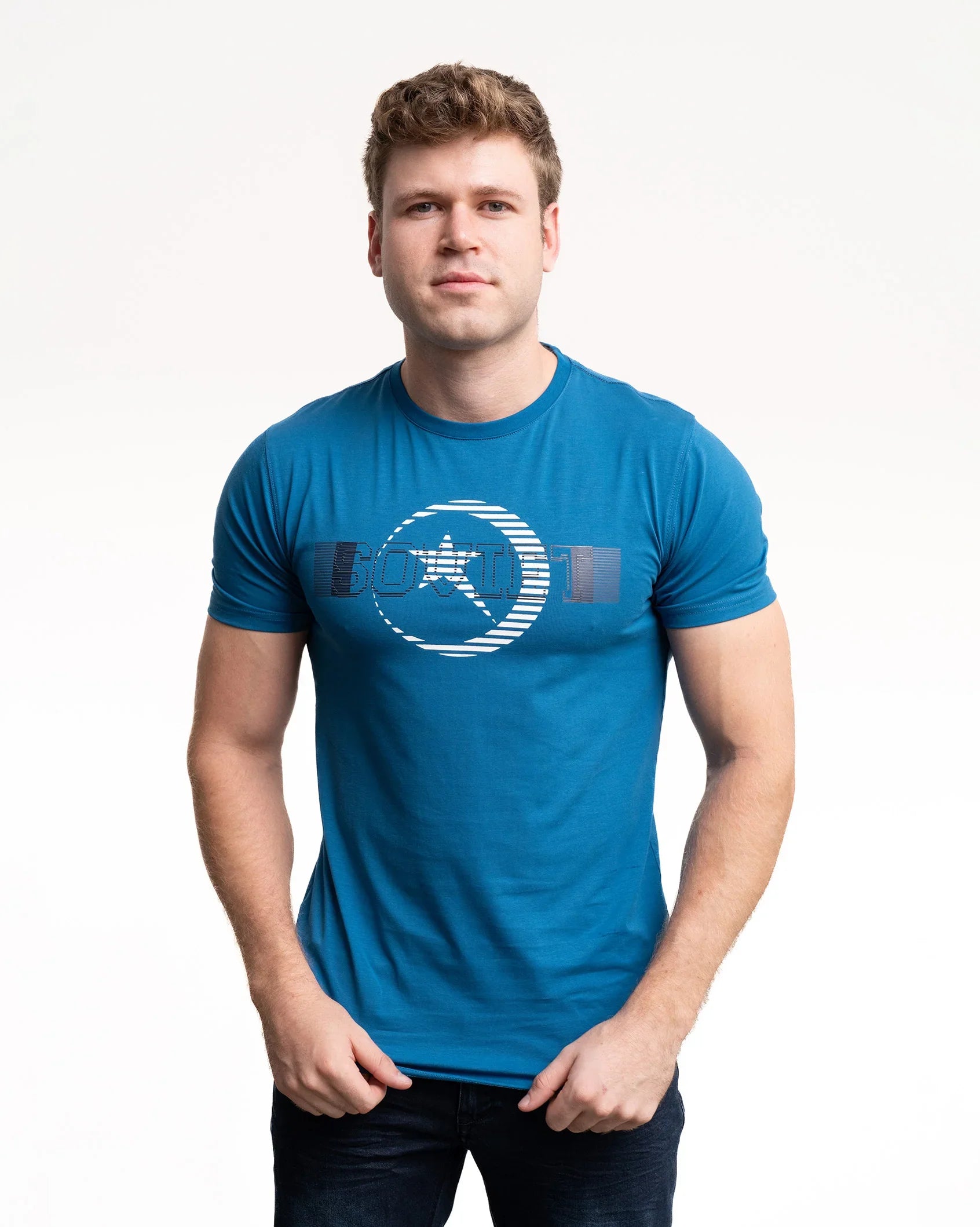 Mens Geoff - Graphic Print Tee